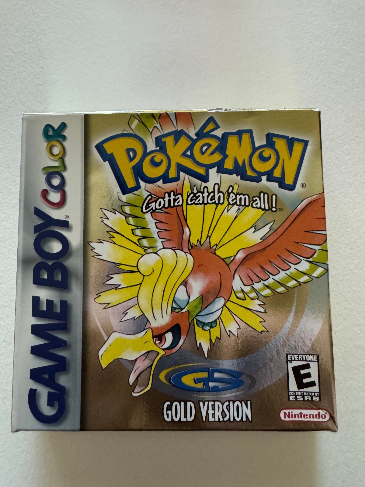 Pokemon Gold Version Complete in Box (Nintendo Game Boy Color, 2000)