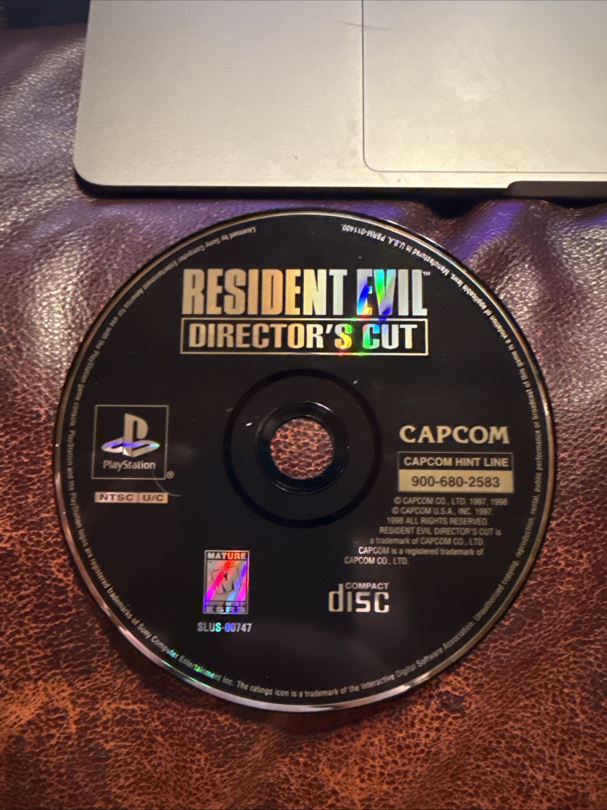 Resident Evil Director’s Cut (Sony PlayStation 1, 1997) – Disc Only – Tested