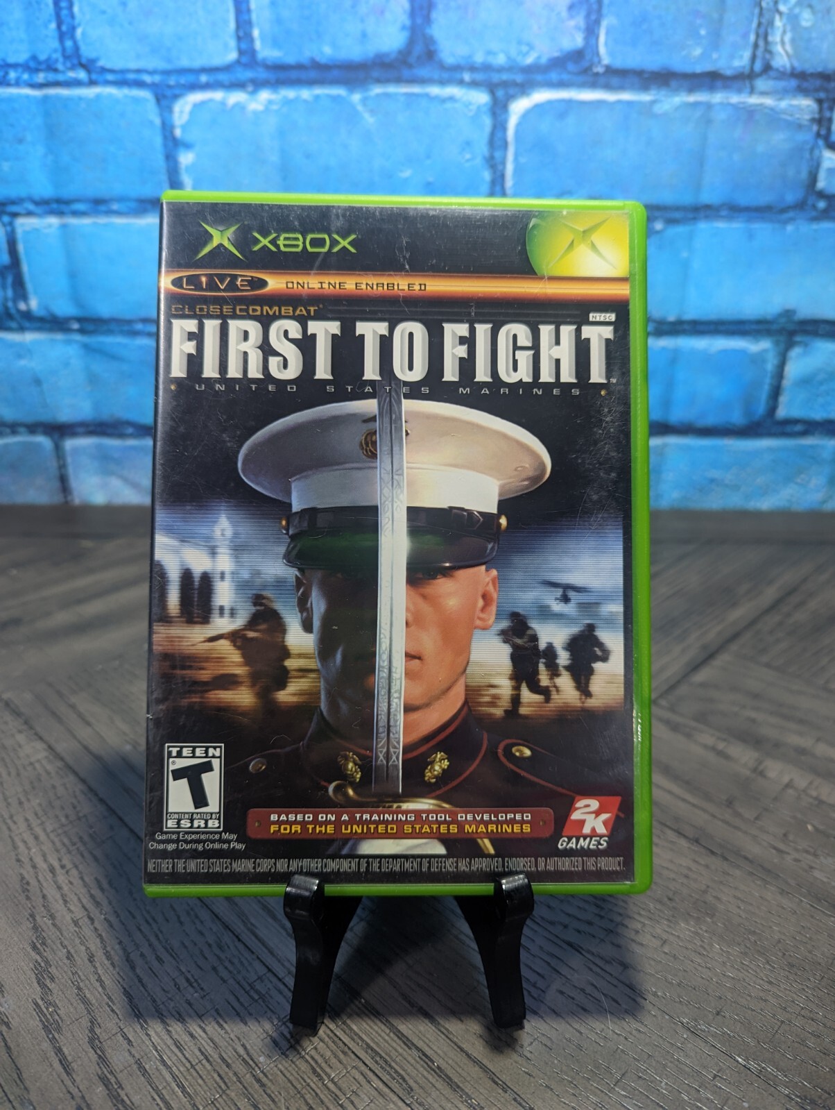 Close Combat: First to Fight (Microsoft Xbox, 2005) Game and Case
