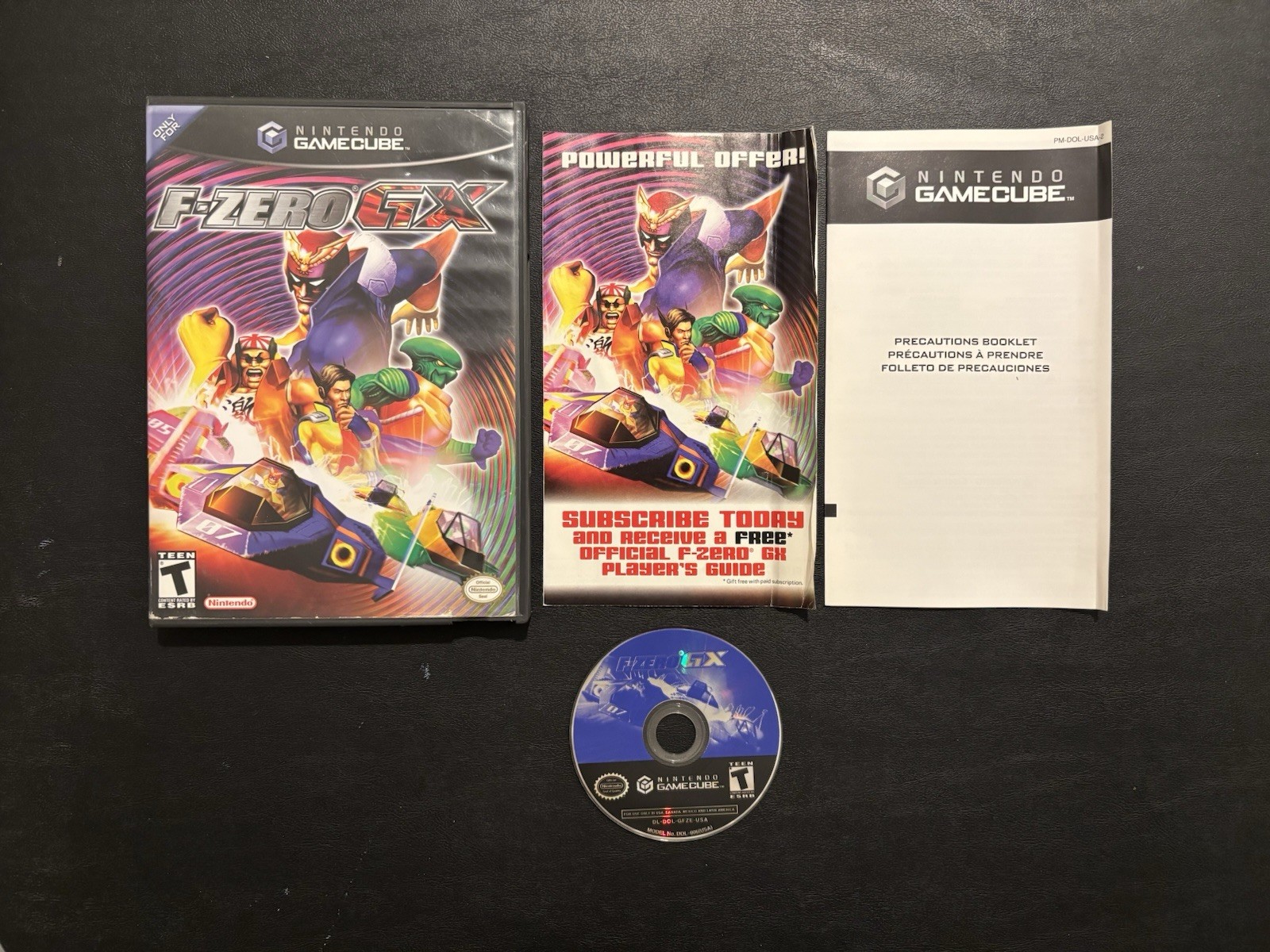 F-Zero GX (Nintendo GameCube, 2003) No Manual Tested & Works Black Label