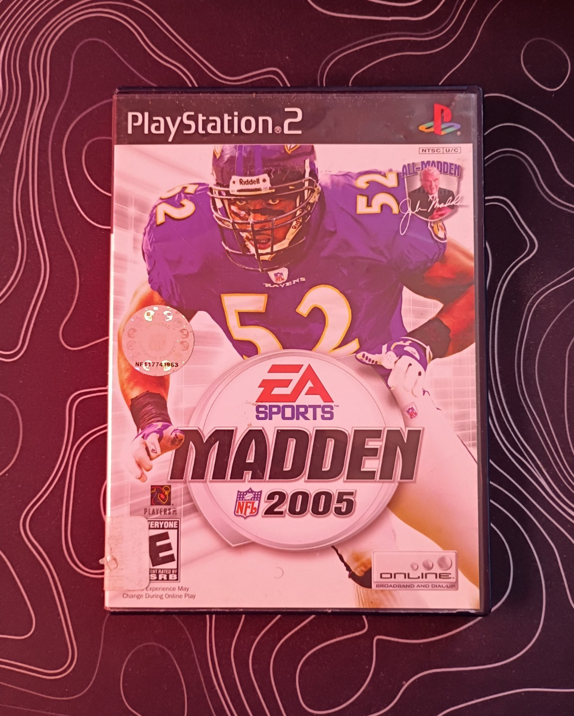 Madden NFL 2005 (Sony PlayStation 2) Football Game, COMPLETE w Manual/ Hologram