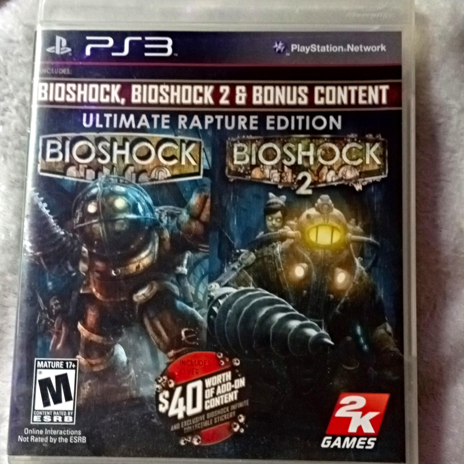 2K Games BioShock Ultimate Rapture Edition PS3 BioShock 2 Bonus Content M