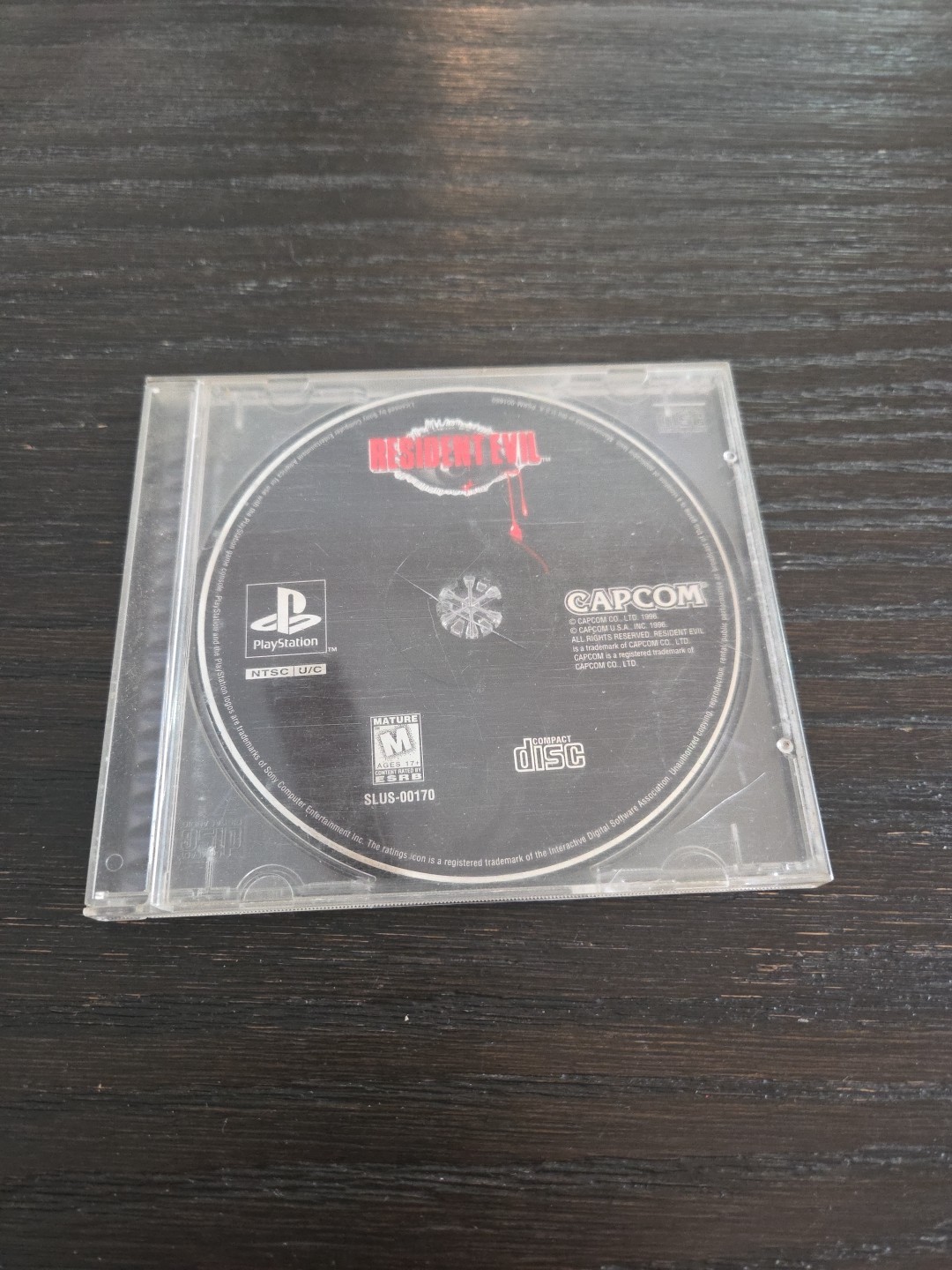 Resident Evil (PlayStation 1 PS1 Playstation 1) Black Label No Manual (Cover)