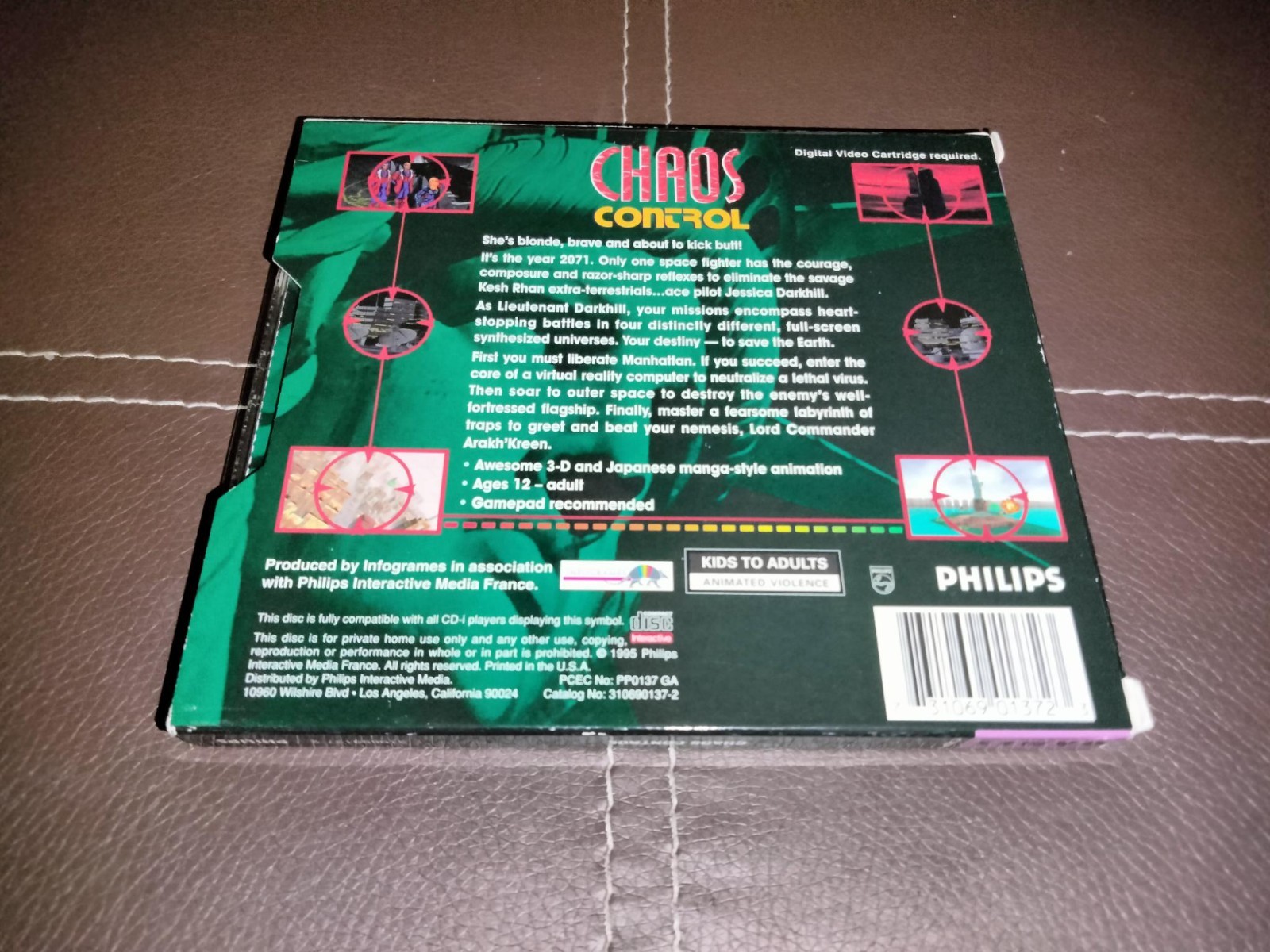 CHAOS CONTROL – PHILIPS CD-i – MINT CONDITION!