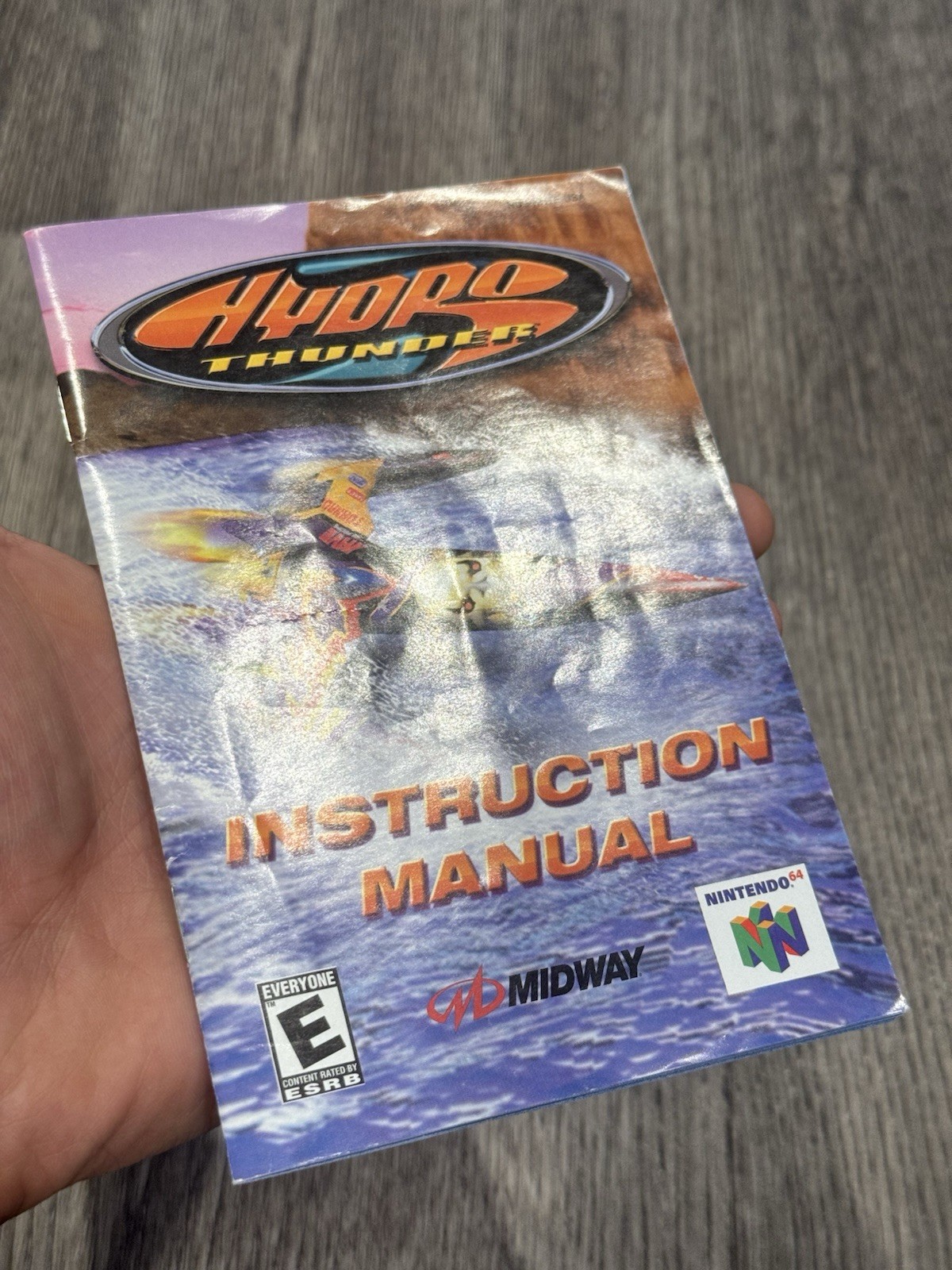 Hydro Thunder (Nintendo 64, 2000) Cleaned Tested Authentic N64 + Manual & Case