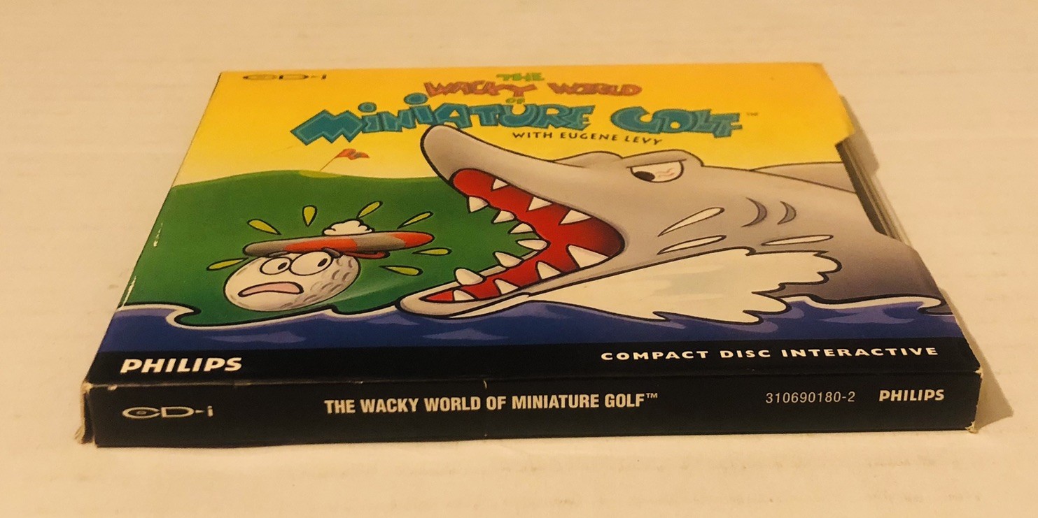 Vintage 1993 The Wacky World Of Miniature Golf CD-I Compact Disc Game Philips