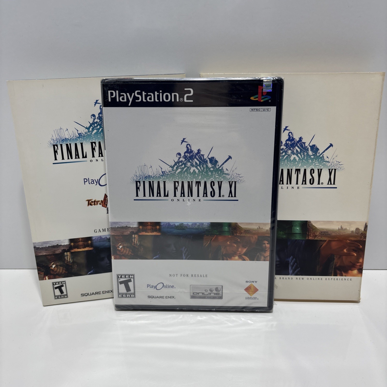 Final Fantasy XI Online PlayStation 2 SEALED 2 Disc Game W/Game Manual.
