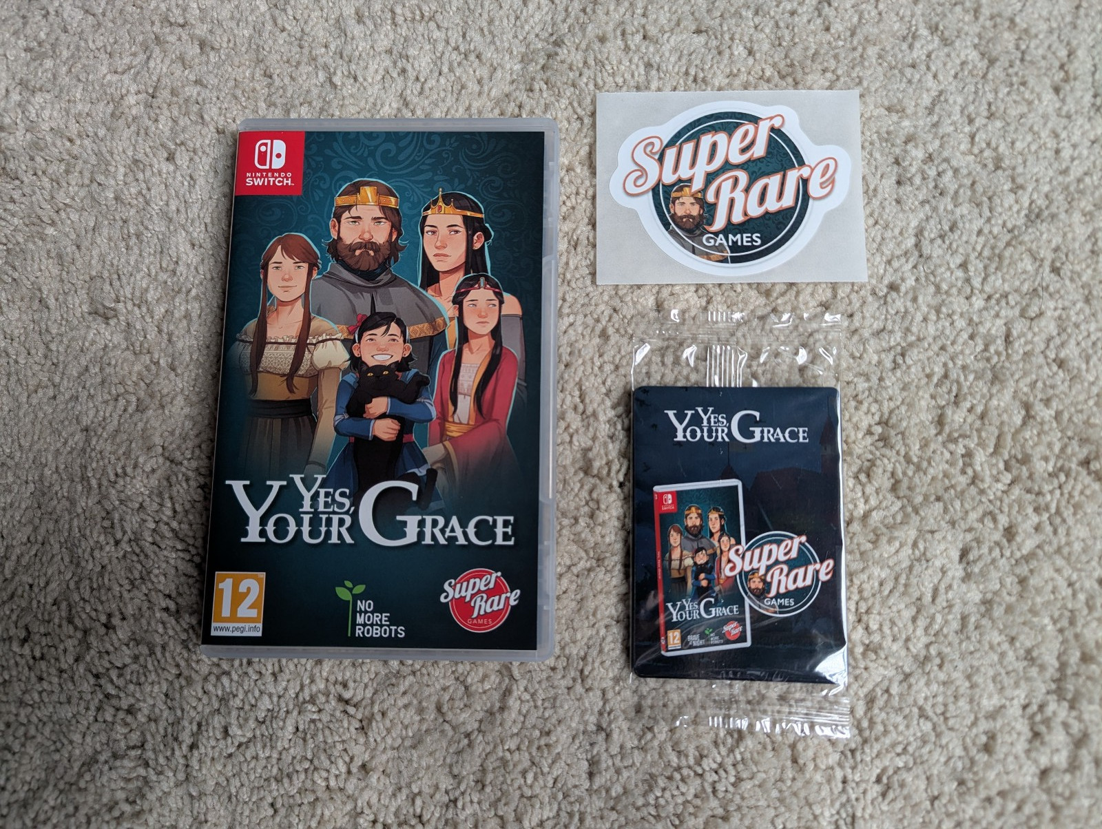 Yes, Your Grace Switch (Super Rare Games) – Opened Copy