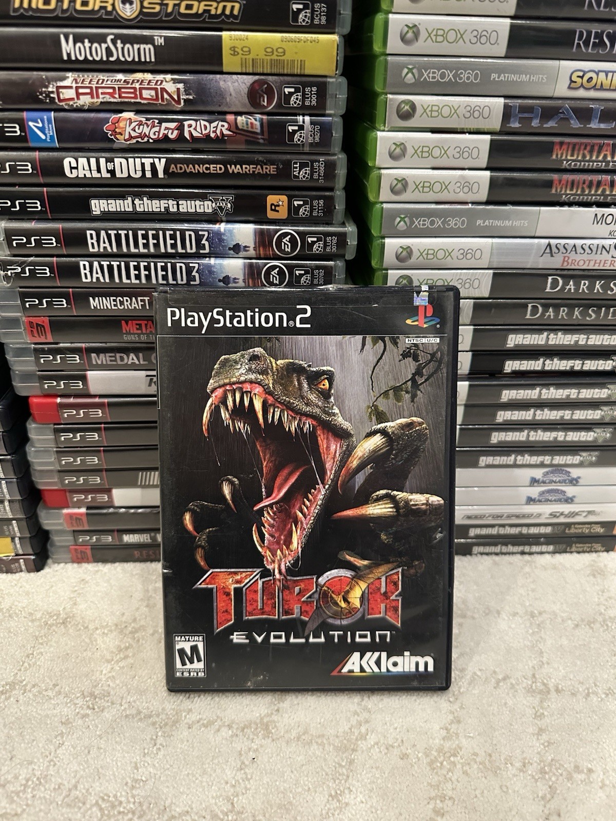 Turok Evolution (Sony PlayStation 2, PS2) No Manual Tested