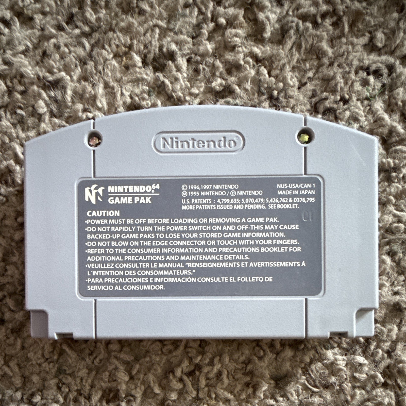 Quake II (Nintendo 64, 1999) N64 Cartridge Only