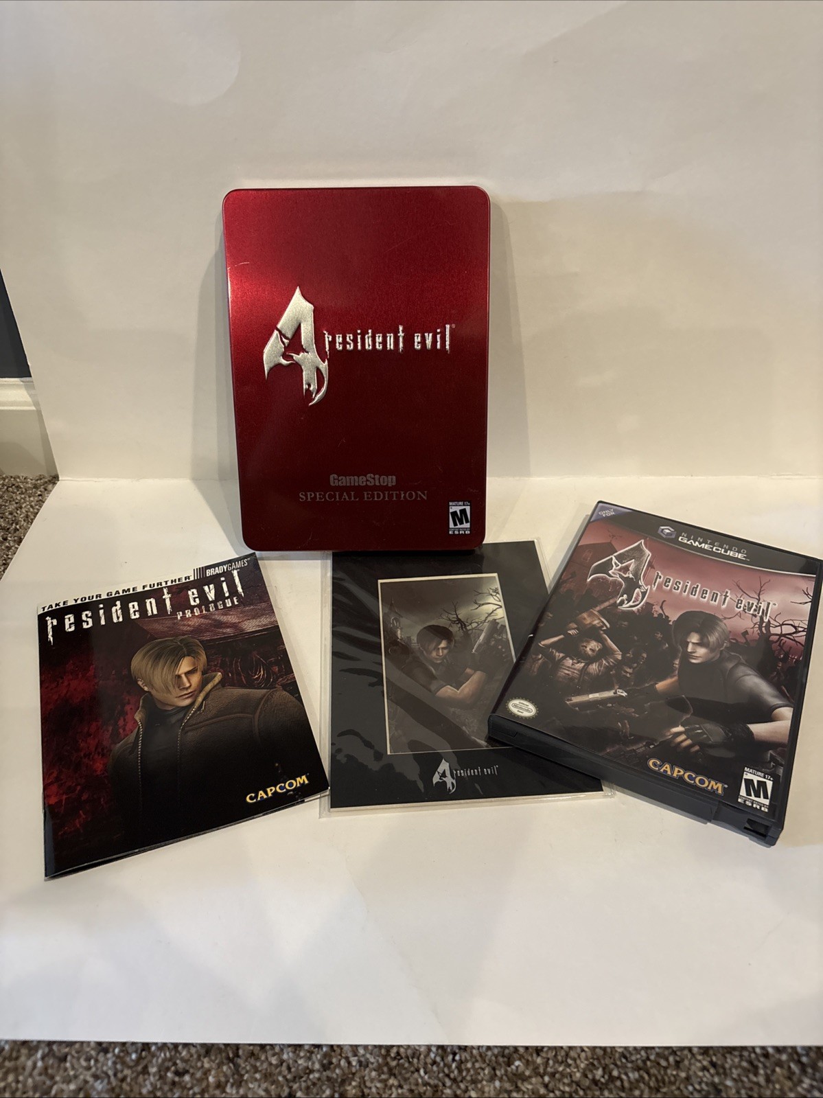 Resident Evil 4 Special Edition GameStop Nintendo Gamecube Complete CIB
