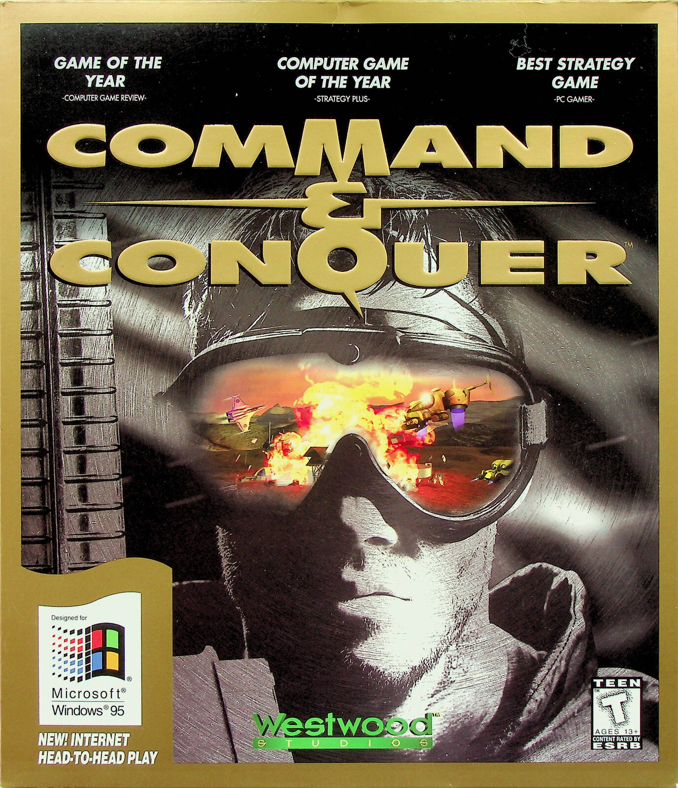 Command & Conquer Gold Ed. for PC (1995) – Westwood Studios – Rated T – Preowned