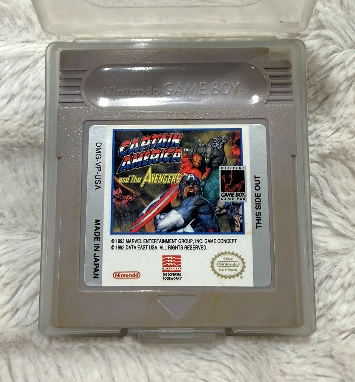 Captain America and The Avengers Gameboy Cartridge and Case – Original Owner