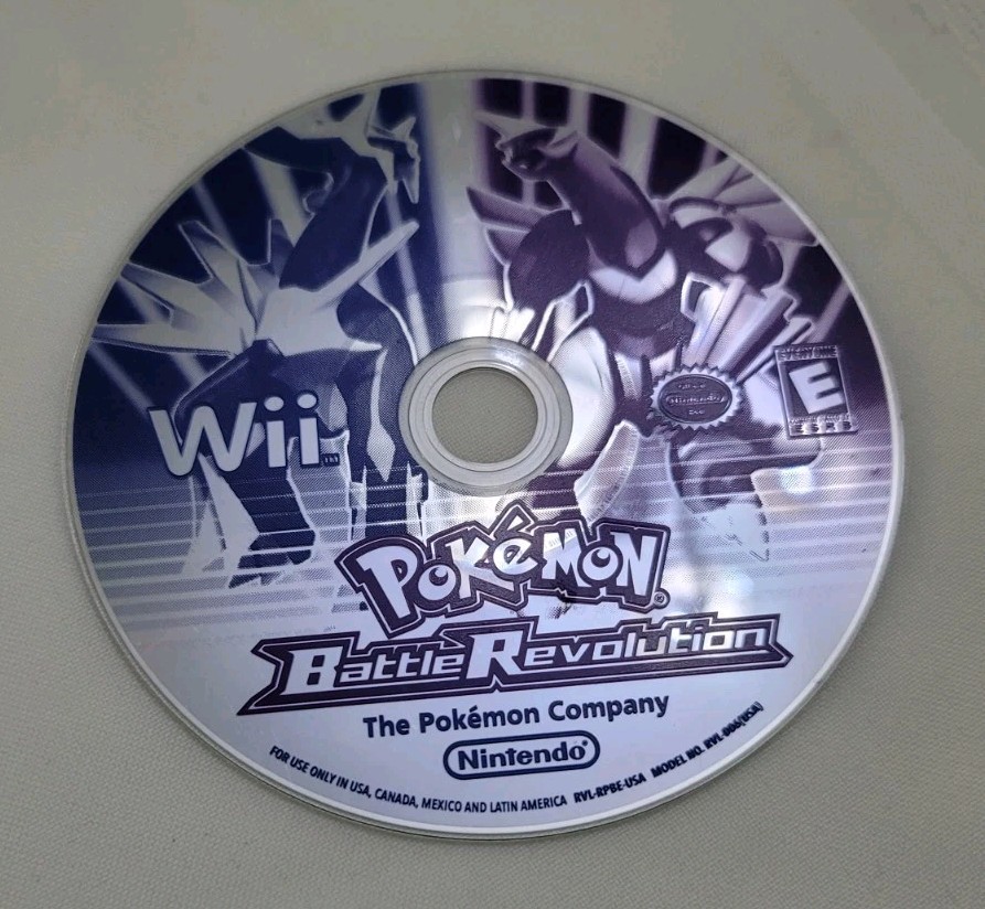 Pokemon Battle Revolution (Nintendo Wii, 2007) Disc Only TESTED WORKING