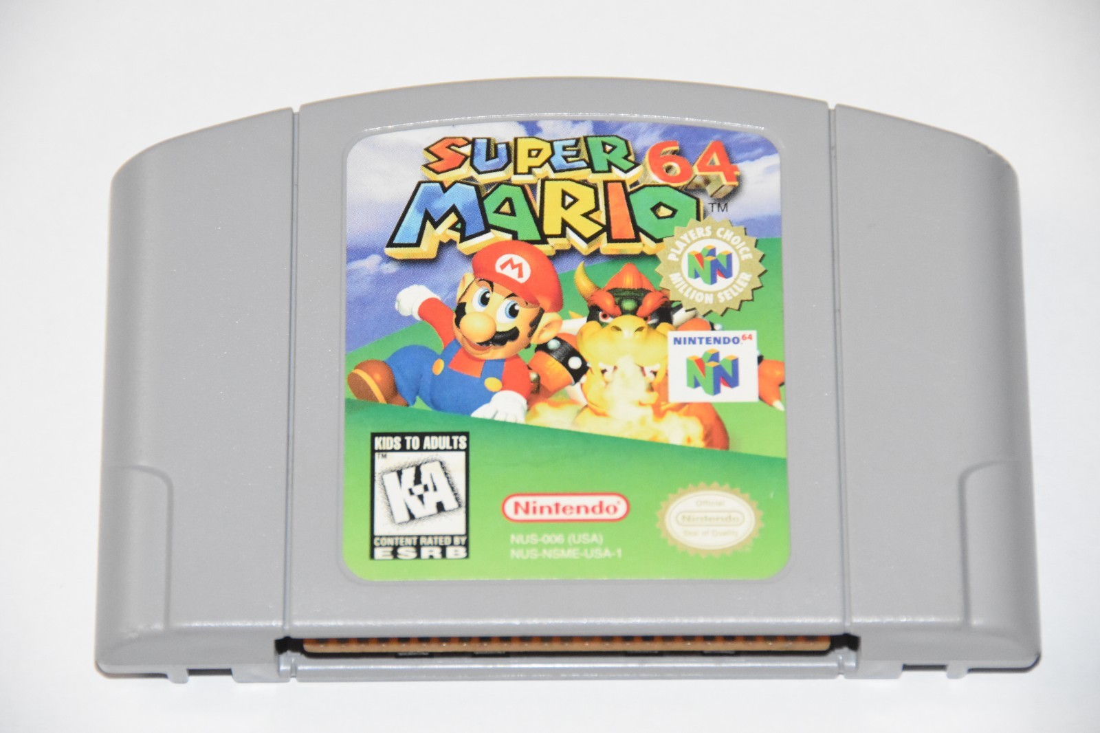 Super Mario 64 (Nintendo 64, 1999) video game cartridge only * FREE US SHIPPING