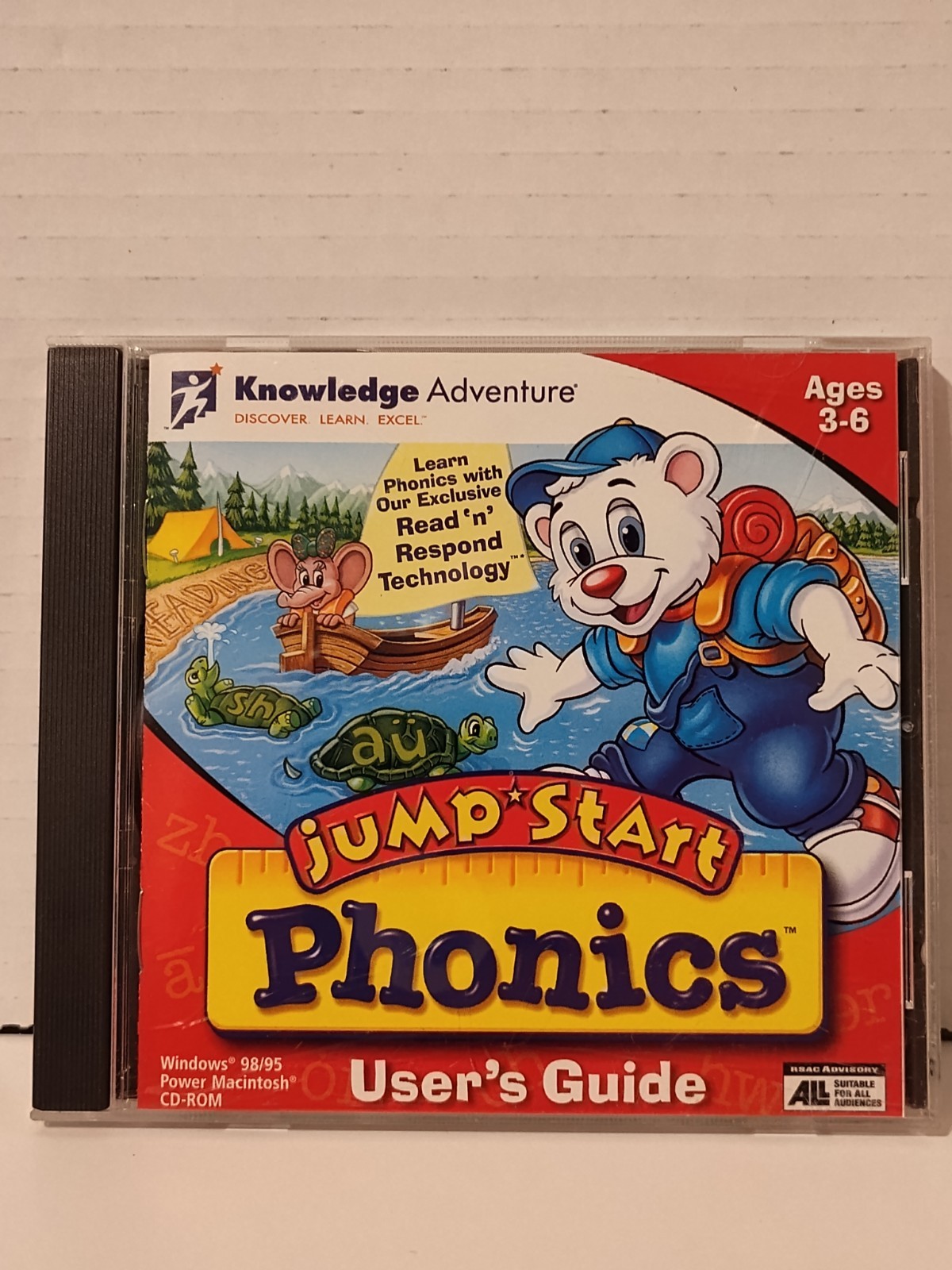 JumpStart Phonics (Windows/Mac, 2000) Educational Game Ages 3-6