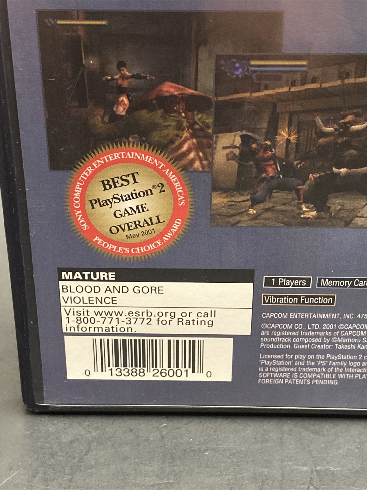 Onimusha Warlords Sony PlayStation 2 PS2 2002 Complete Tested Works