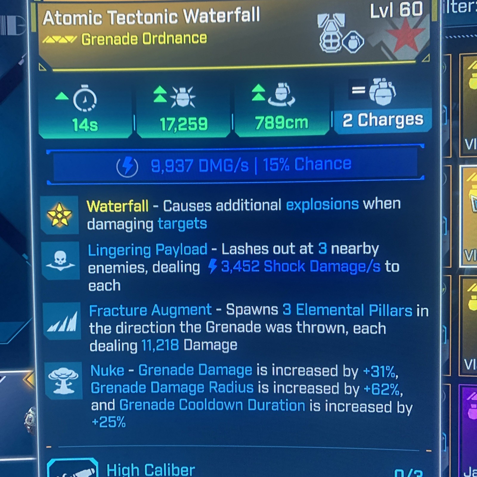 Borderlands 4⭐️LVL 60 LINGERING FRACTURED NUKE WATERFALL ALL ELEMENTS BUNDLE⭐️
