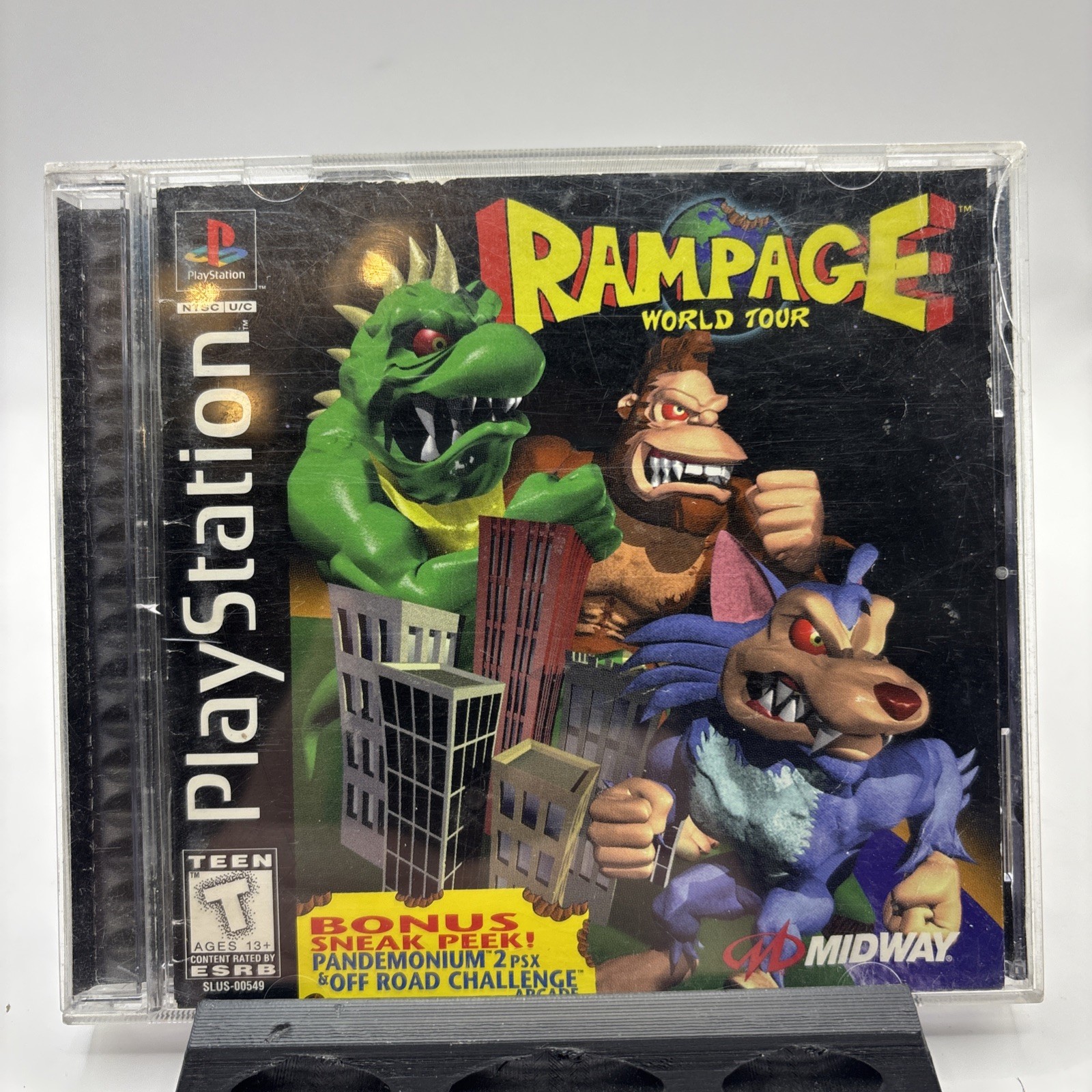 Rampage World Tour PS1 PlayStation 1 Complete CIB