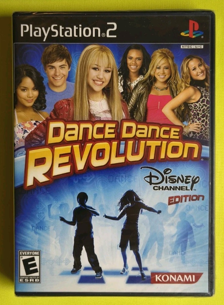 DANCE DANCE REVOLUTION DISNEY CHANNEL EDITION PLAYSTATION 2,PS2 BRAND NEW SEALED