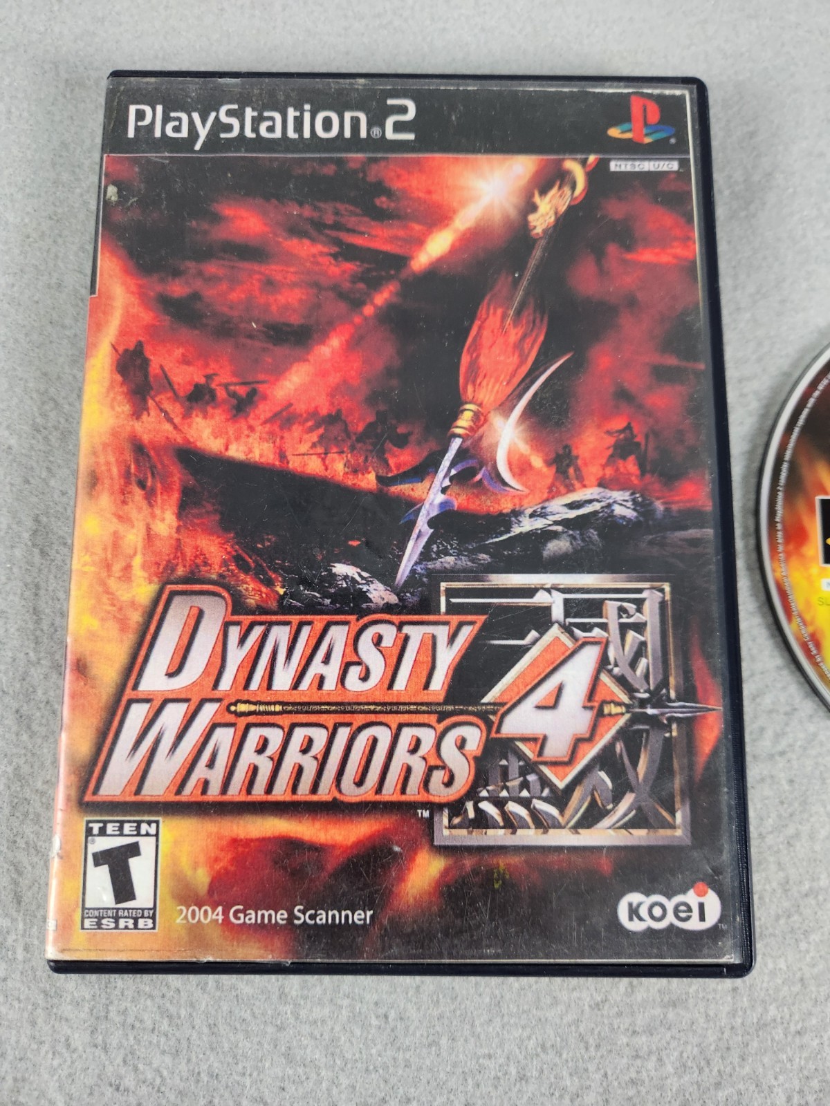 Dynasty Warriors 4 (Sony PlayStation 2, 2003) PS2 No Manual Tested Fast Shipping