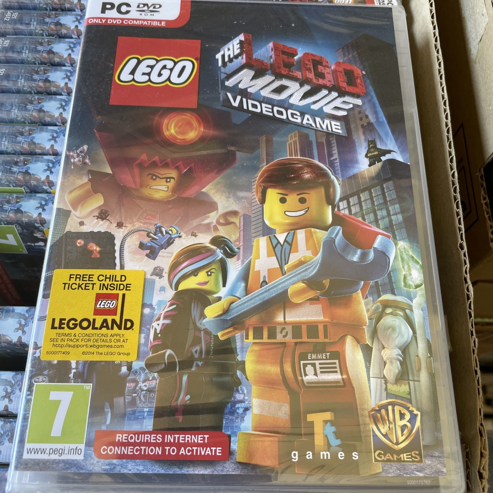 The Lego Movie Videogame PC DVD-ROM region free factory sealed FREE SHIPPING