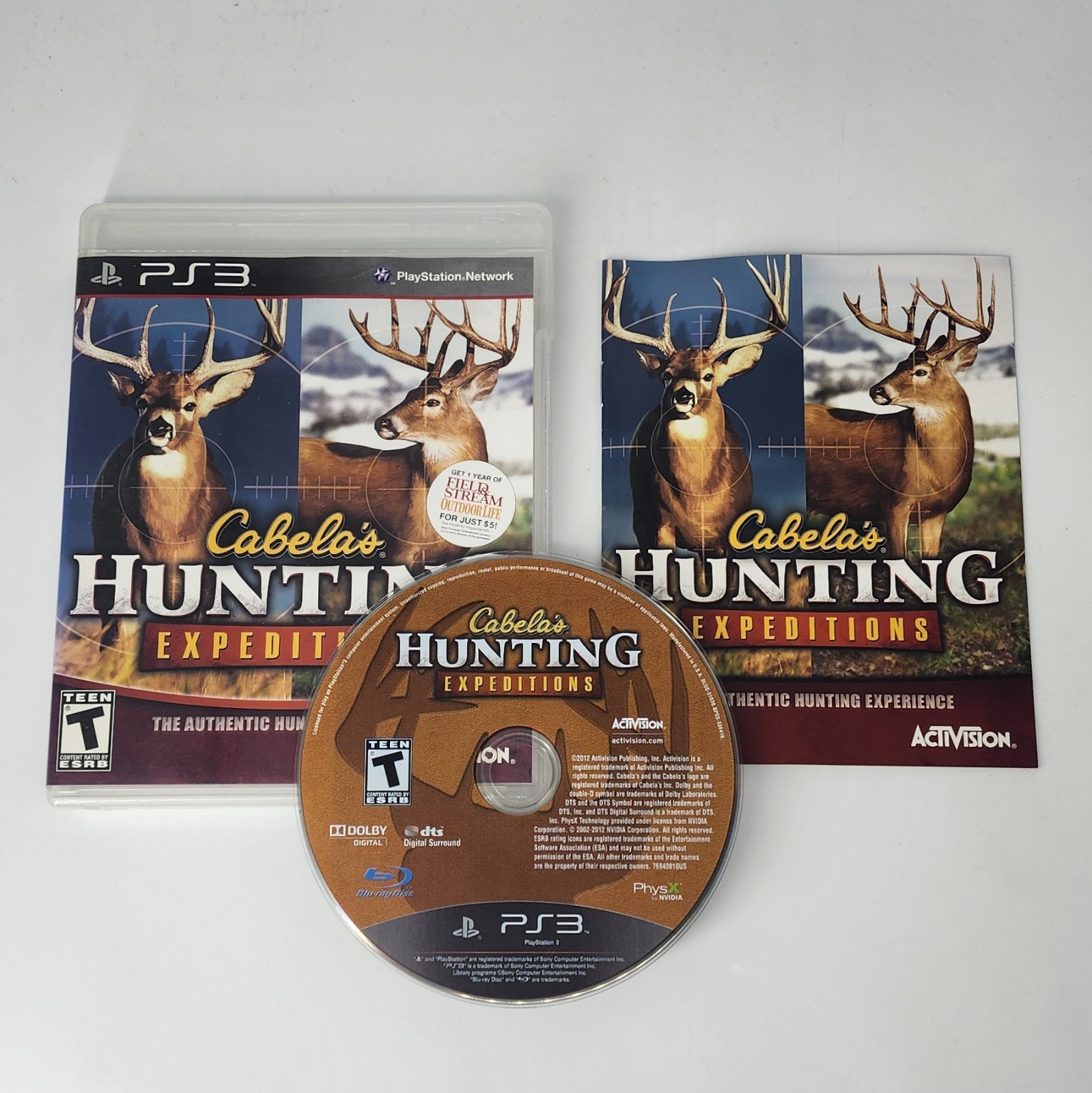 Cabela’s HUNTING EXPEDITIONS (Sony PS3) CIB w/ Manual – Cleaned & Tested!