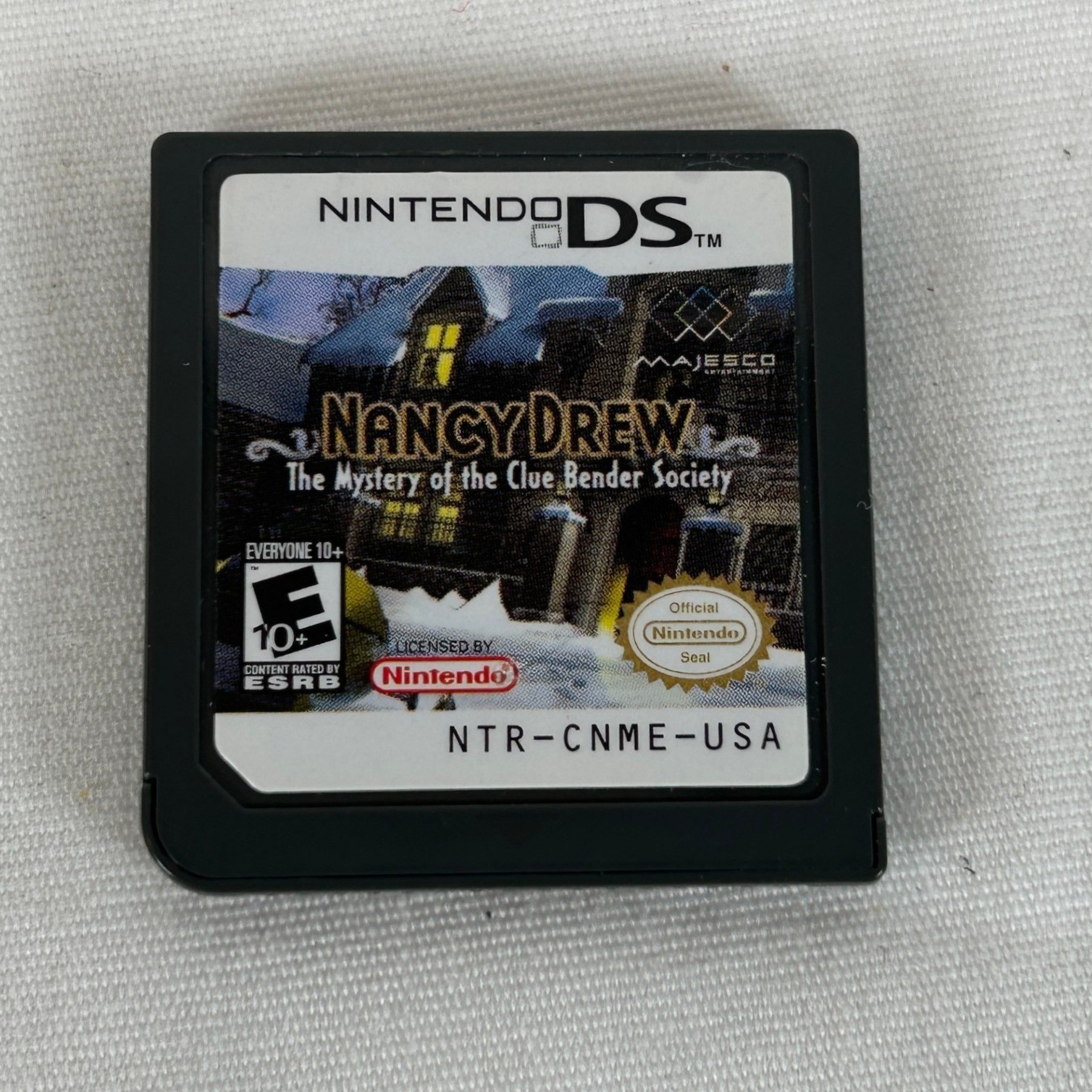 Nancy Drew The Mystery of the Clue Bender Society Nintendo DS Game NTR-CNME-USA