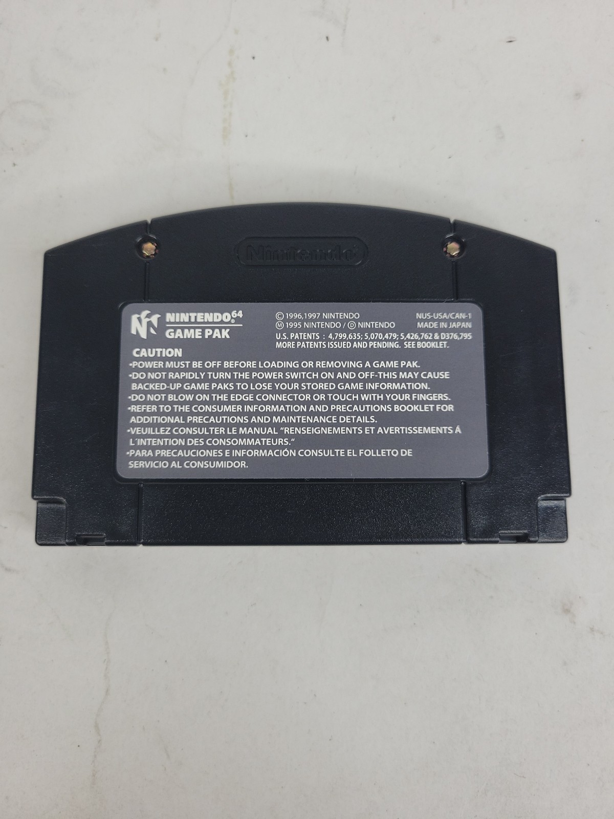 Turok 3 Shadow of Oblivion Nintendo 64 N64 Cartridge Only Authentic – Tested