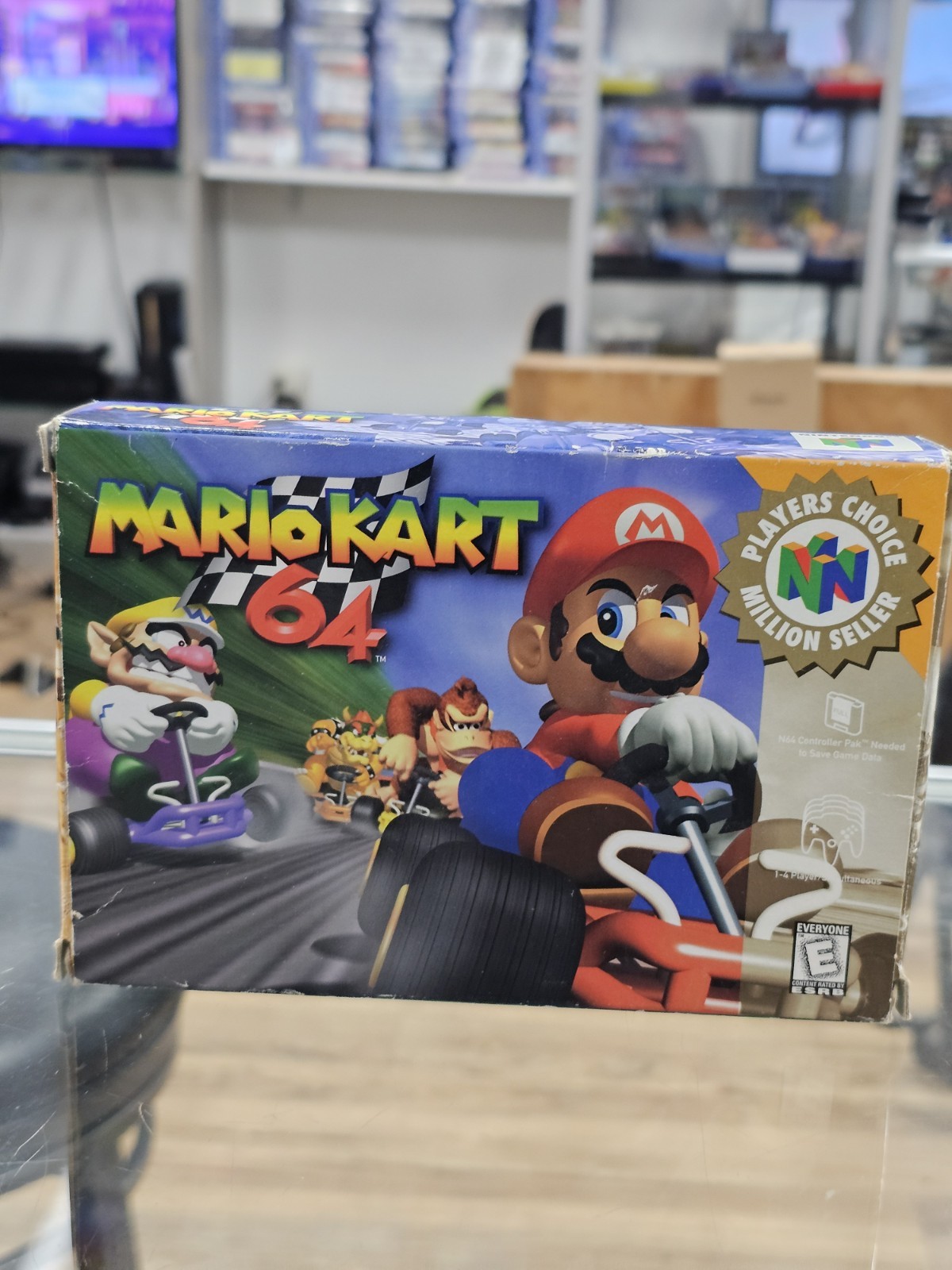 Mario Kart 64 N64 CIB Complete In Box w/ Game Tested Authentic