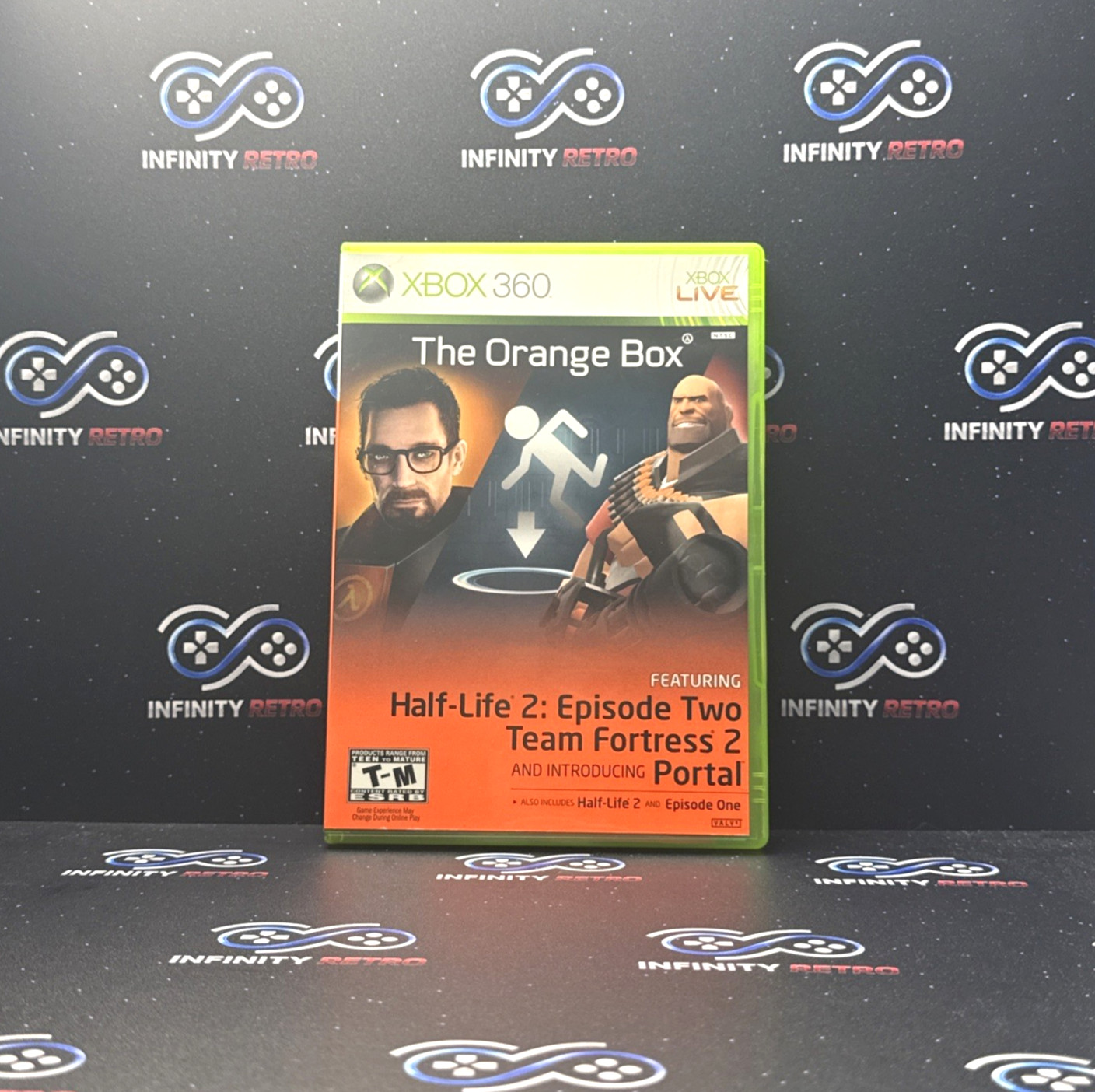 The Orange Box Microsoft Xbox 360 CIB Complete Refurbished Tested Free Shipping