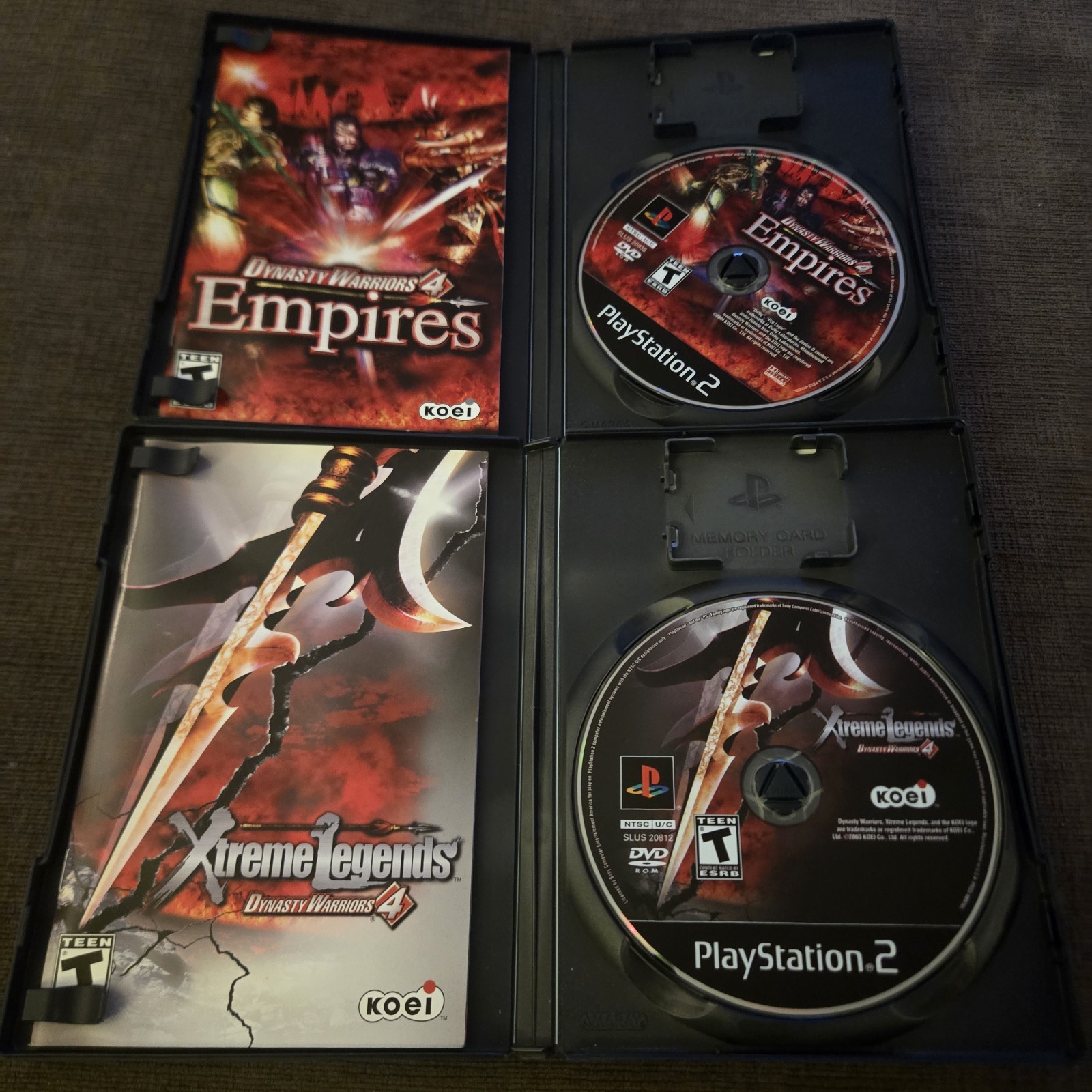Dynasty Warriors 3 Xtreme Legends, 4, 4 Xtreme Legends, 4 Empires PlayStation 2