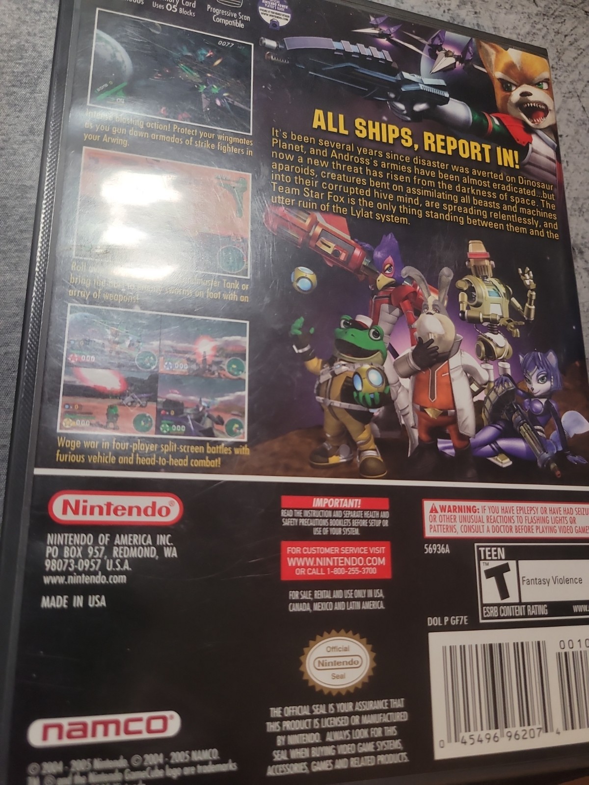 Star Fox: Assault (GameCube, 2005) Complete CIB Tested Working VGC