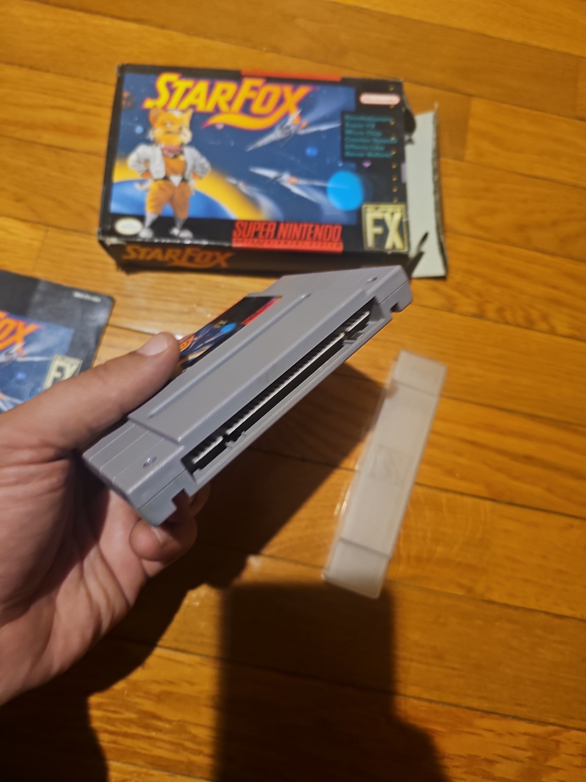 Star Fox Super Nintendo Game Very Good Condition Collectible Super FX Manual Box