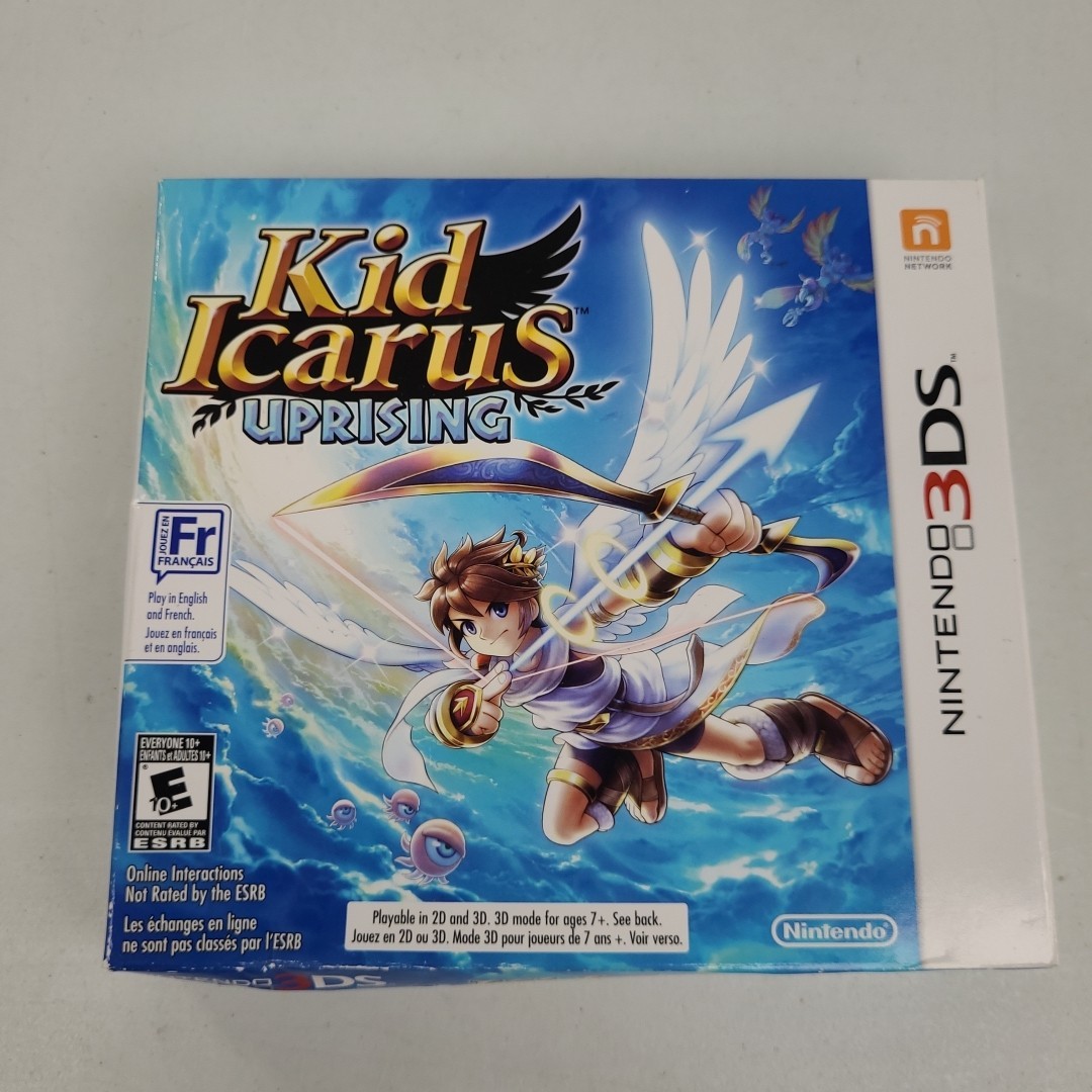 Kid Icarus Uprising Big Box CIB (Nintendo 3DS, 2012) Stand Included