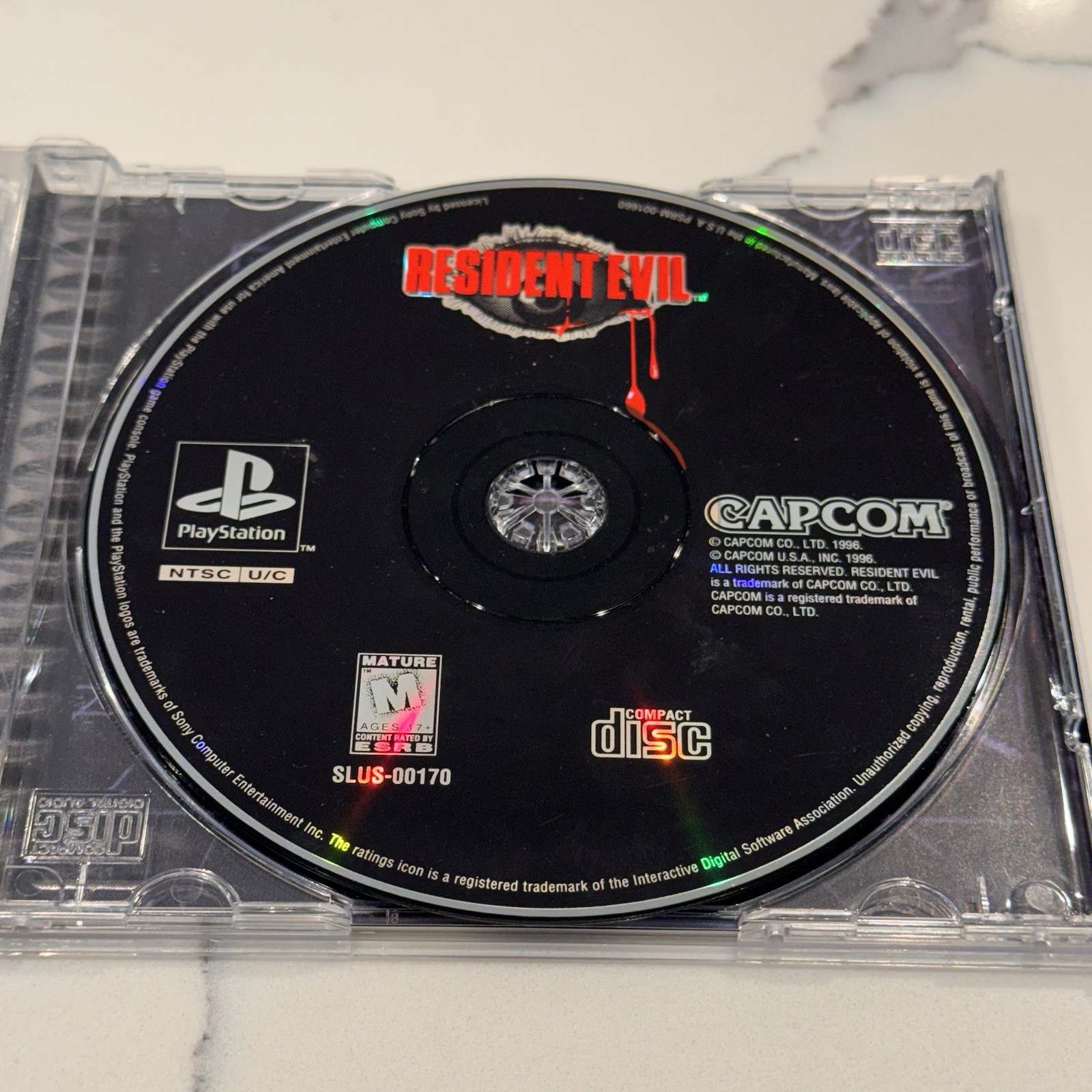 Resident Evil (PlayStation 1 PS1, 1996) Complete CIB Manual Reg Card Variant