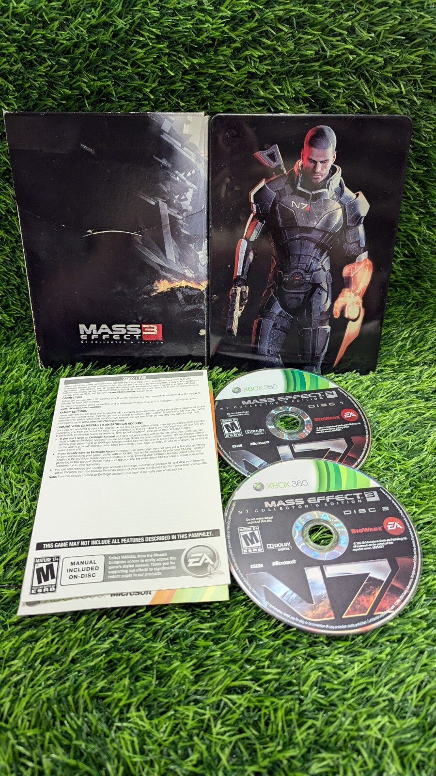 Mass Effect 3 – N7 Collector’s Edition (Microsoft Xbox 360, 2012) Tested READ!