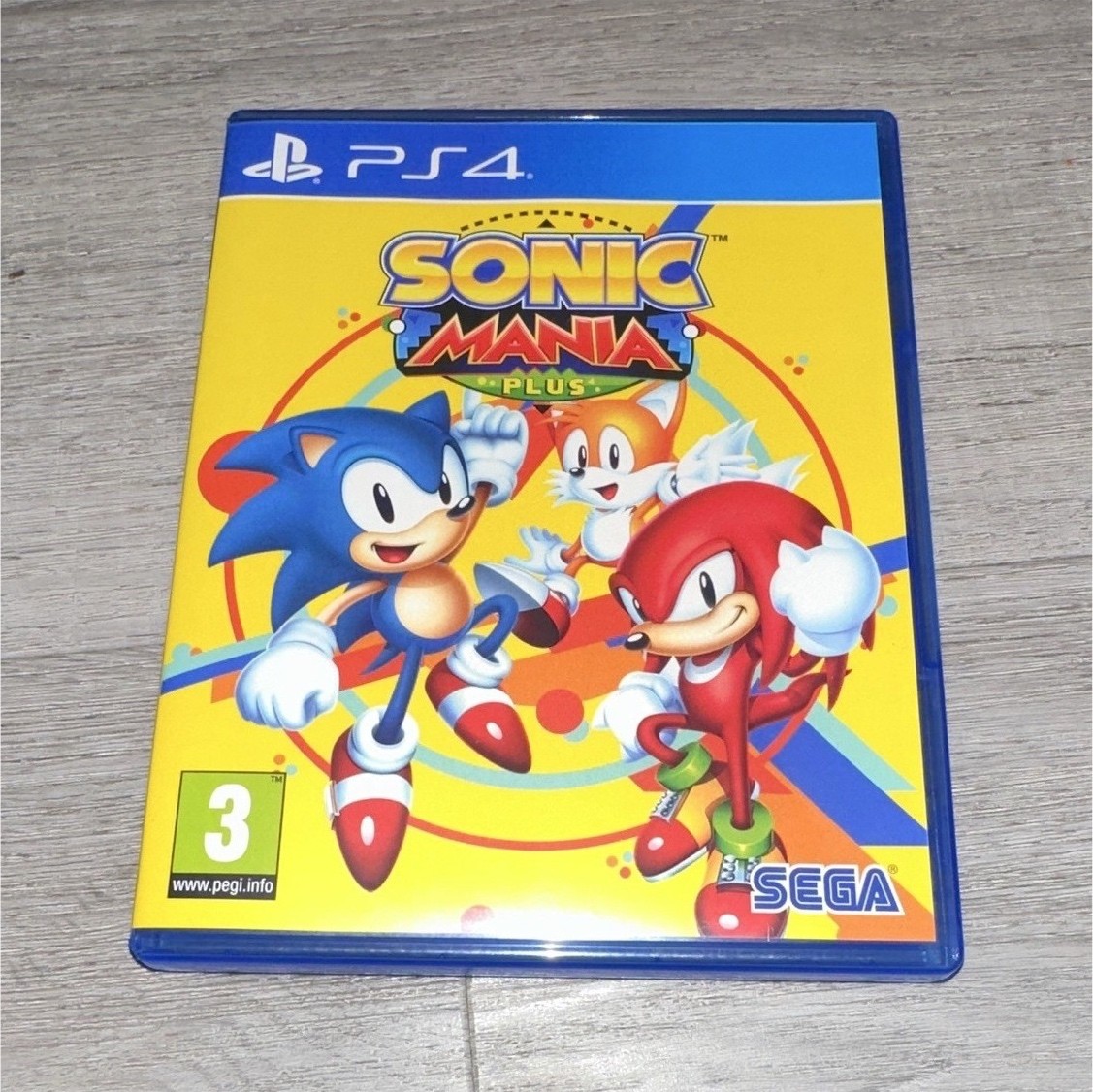 SEGA Sonic Mania Plus PS4 PAL 2018 PEGI 3 Multiplayer Manual Included