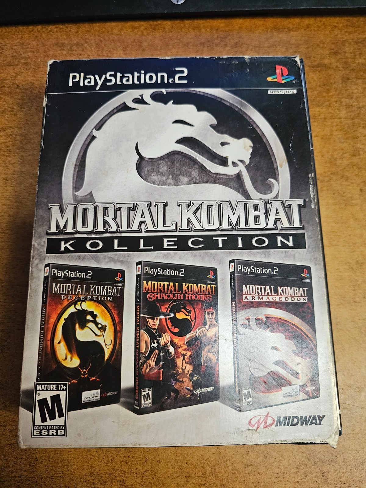 Mortal Kombat Kollection (Sony PlayStation 2, 2008)(COMPLETE)(TESTED)