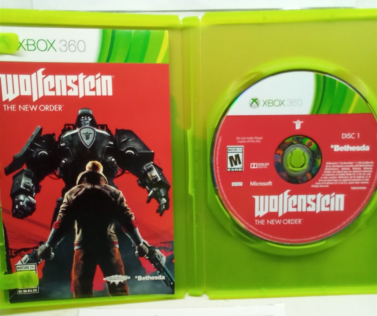 Wolfenstein: The New Order (Xbox 360, 2014) Complete Tested Working – Free Ship