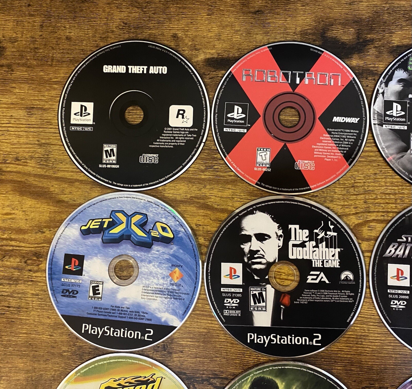 16 Playstation 1 & 2 PS1 & PS2 Video Game Lot Scratched And Untested As-Is