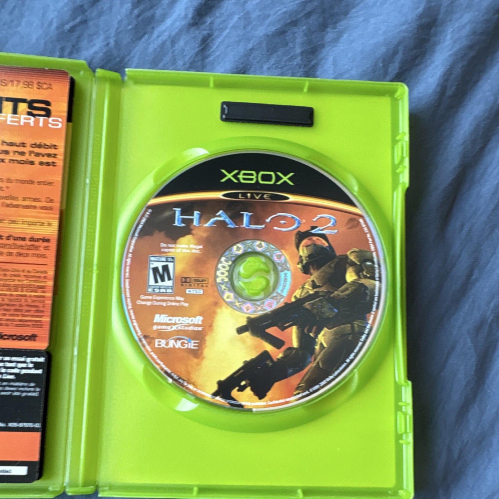 Microsoft Game Studios Halo 2 Multiplayer Xbox Shooter 2004 Manual Included