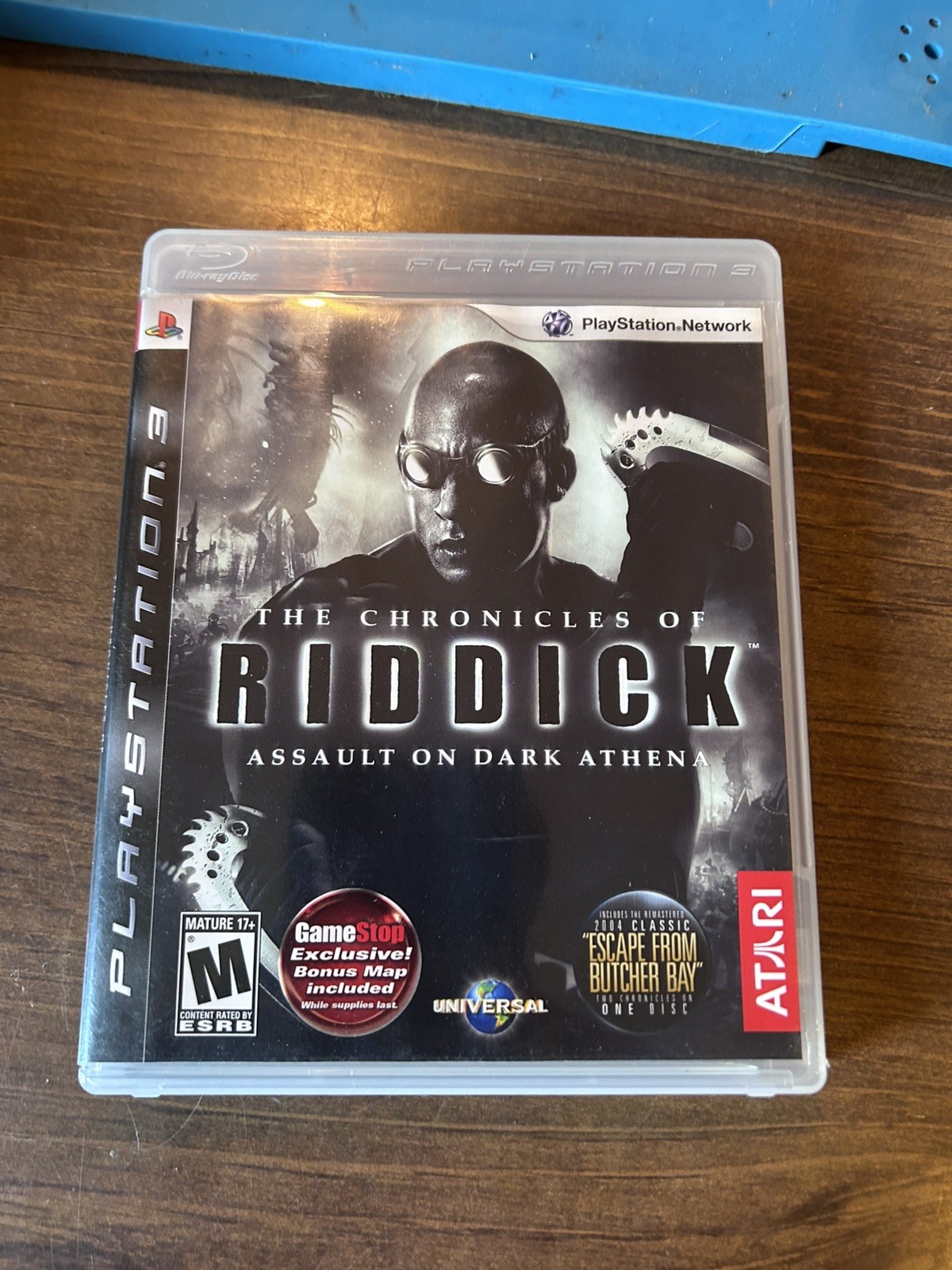 Chronicles of Riddick: Assault on Dark Athena (Playstation 3, 2009) CiB Tested