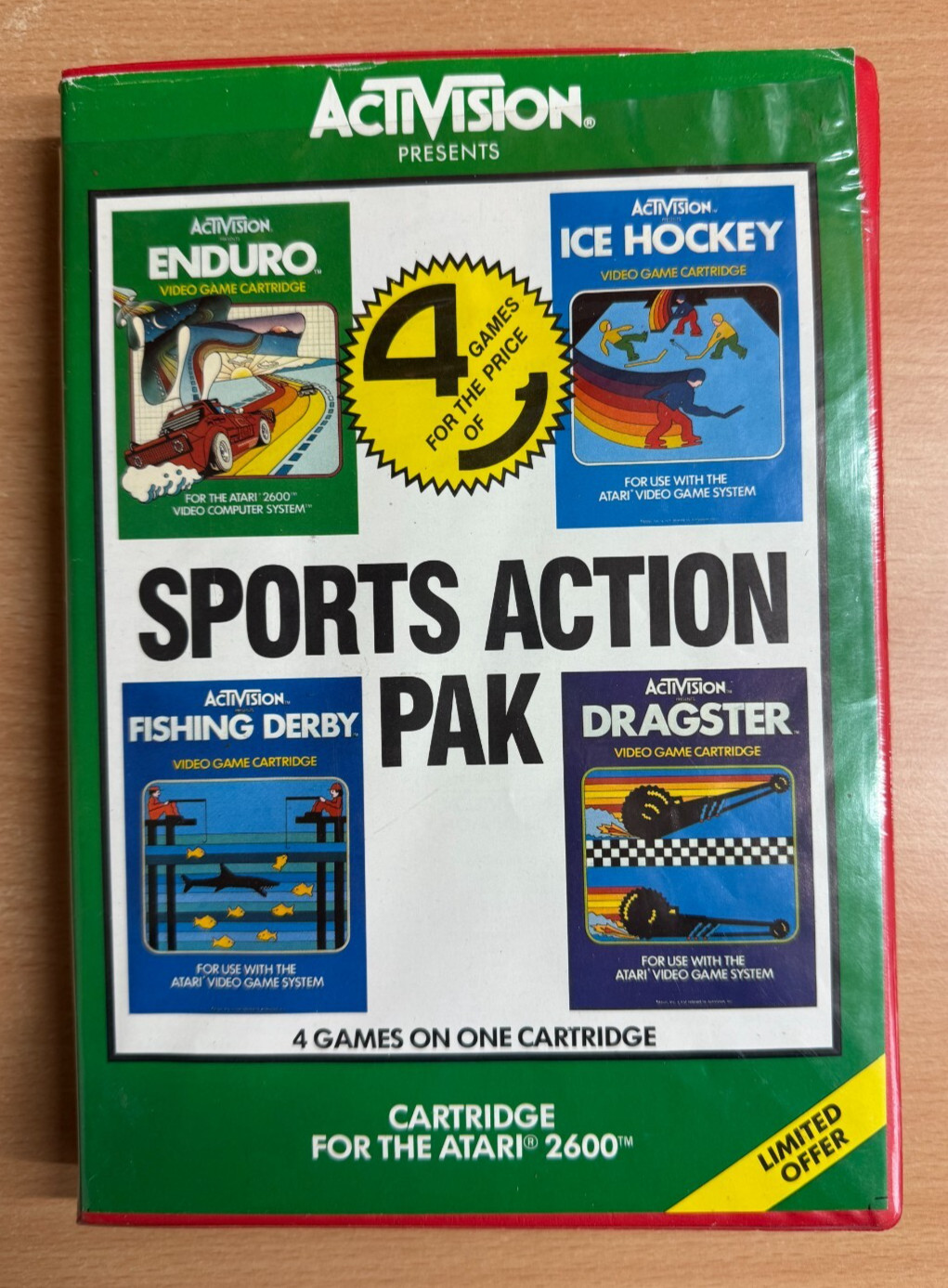 ATARI 2600 – H.E.S. HES – SPORTS ACTION PAK (CLAMSHELL CASE) ** FREE POST AUS **