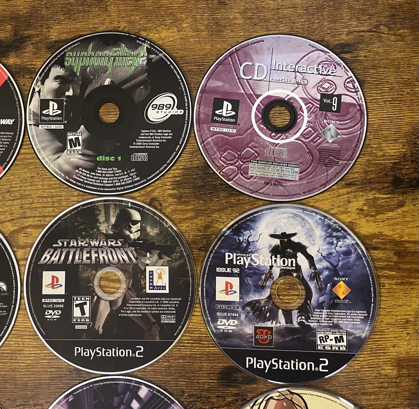 16 Playstation 1 & 2 PS1 & PS2 Video Game Lot Scratched And Untested As-Is