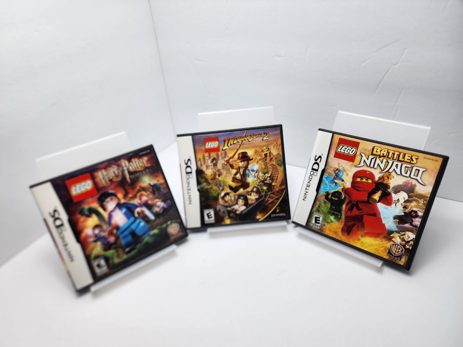 Nintendo DS Lego Ninjago, Indiana Jones 2, Harry Potter Years 5-7 Game and Case