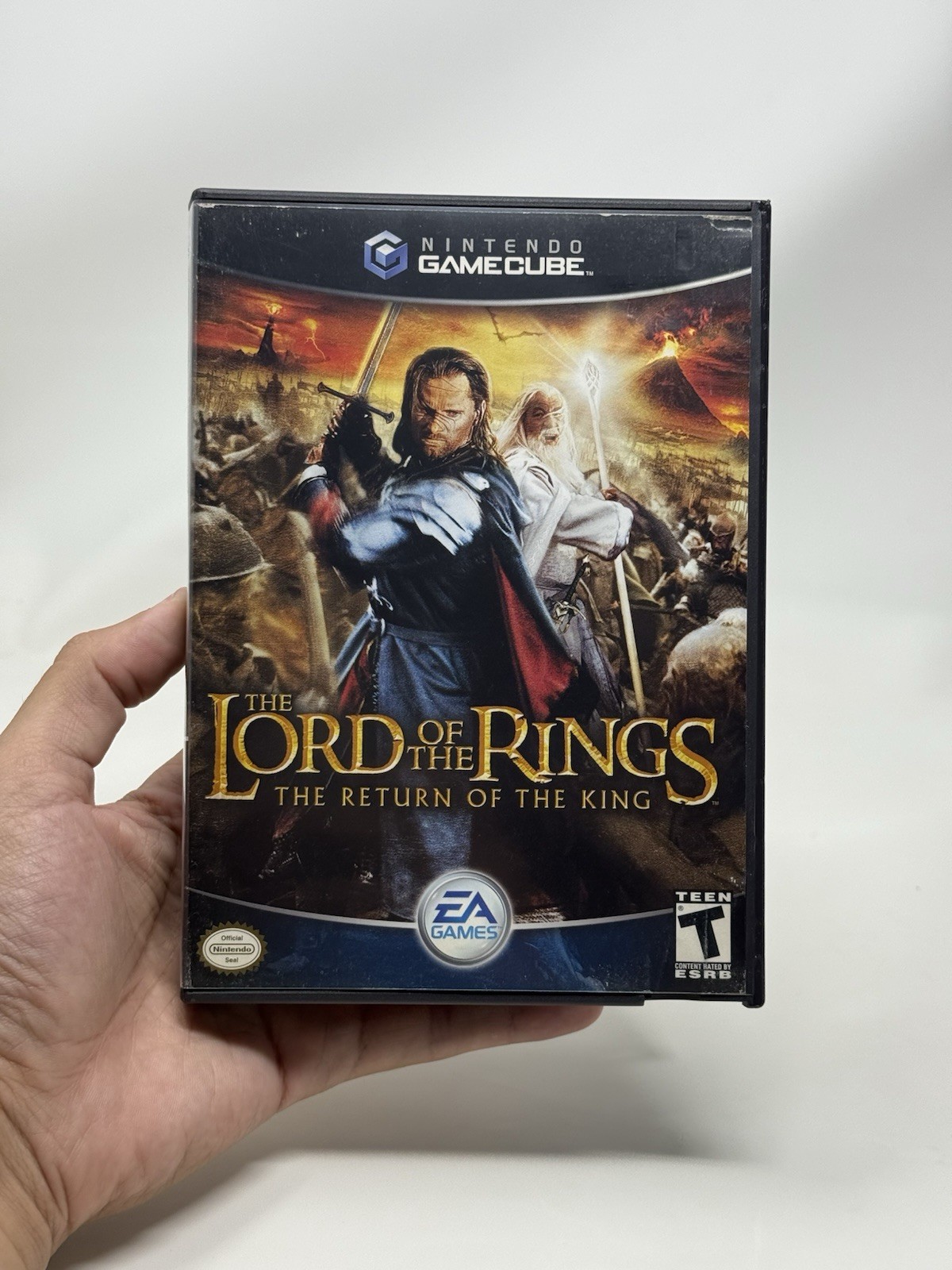 Lord of the Rings The Return of the King Nintendo GameCube Complete CIB Tested