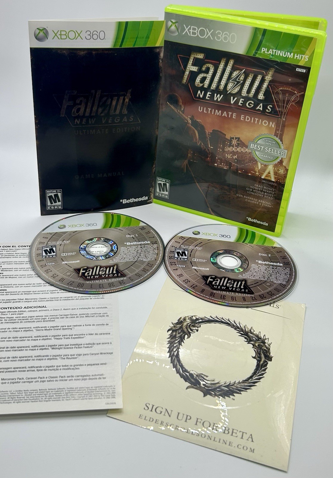 Fallout: New Vegas Ultimate Edition Xbox 360, 2012 CIB 100% Complete
