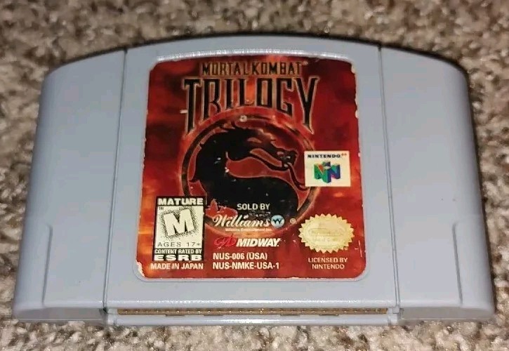 Mortal Kombat (Trilogy Edition) N64 — OEM Authentic Tested and Working