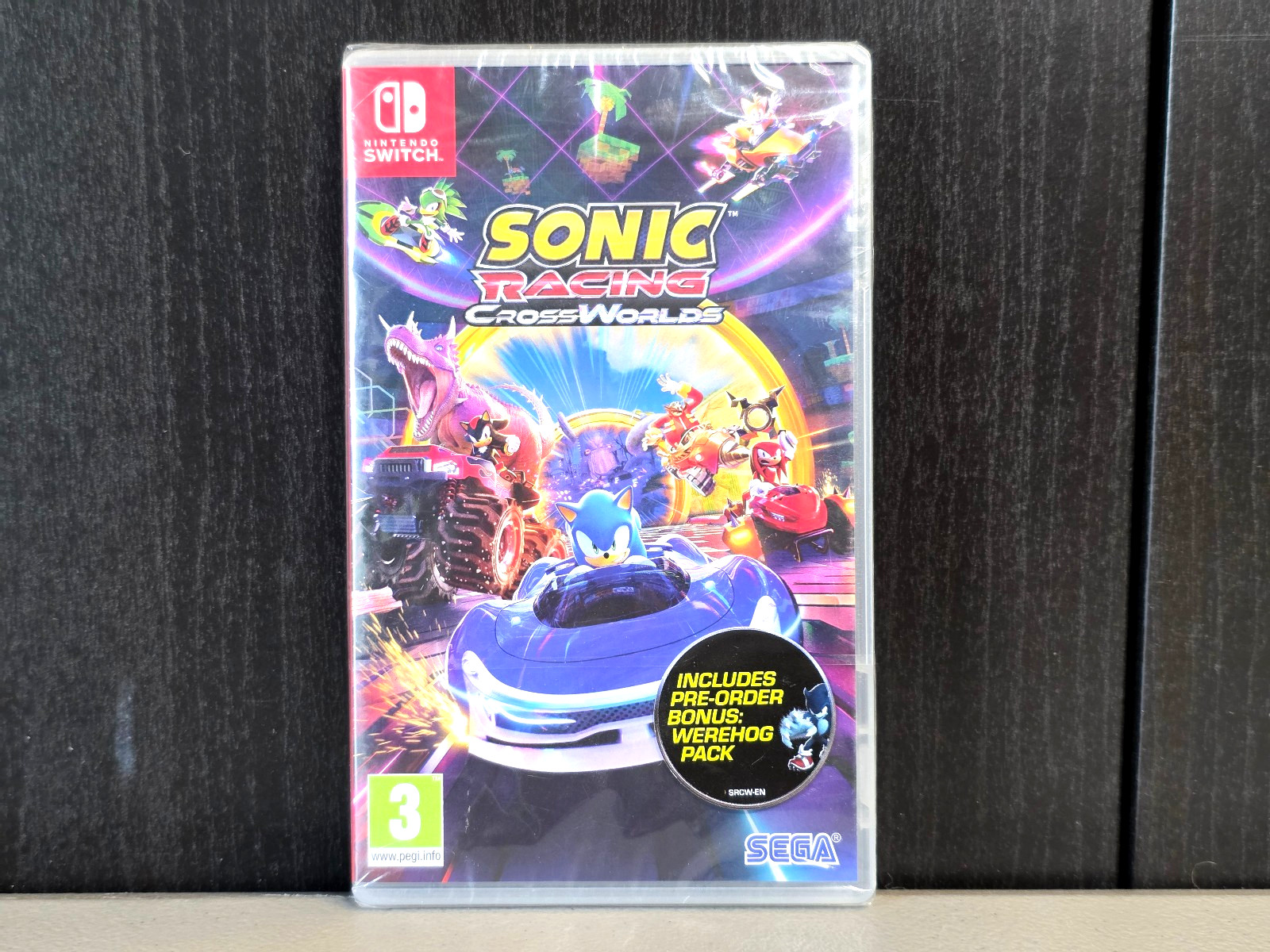 Sonic Racing Cross Worlds for Nintendo Switch -PEGI 3, New & Sealed